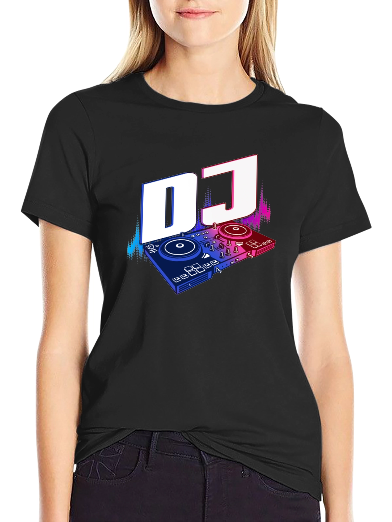 DJ Graphic Tee - Black Unisex T-Shirt