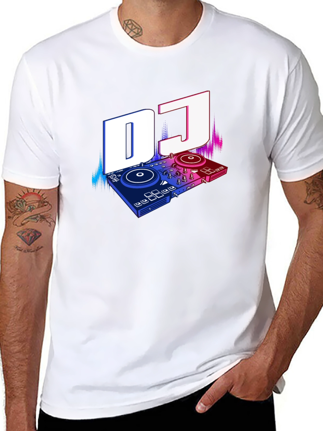 DJ Graphic Tee - Black Unisex T-Shirt