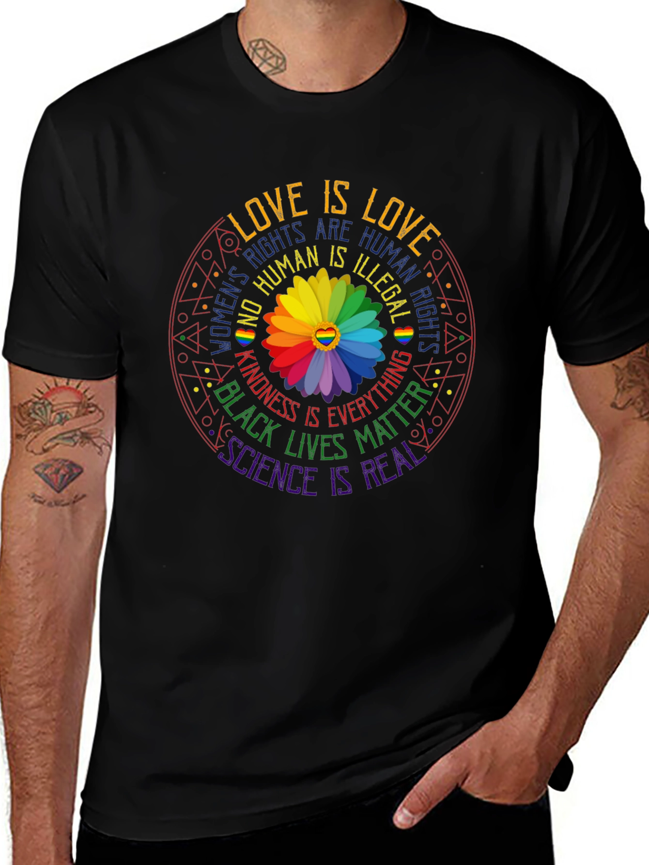 Love is Love Pride T-Shirt - Black