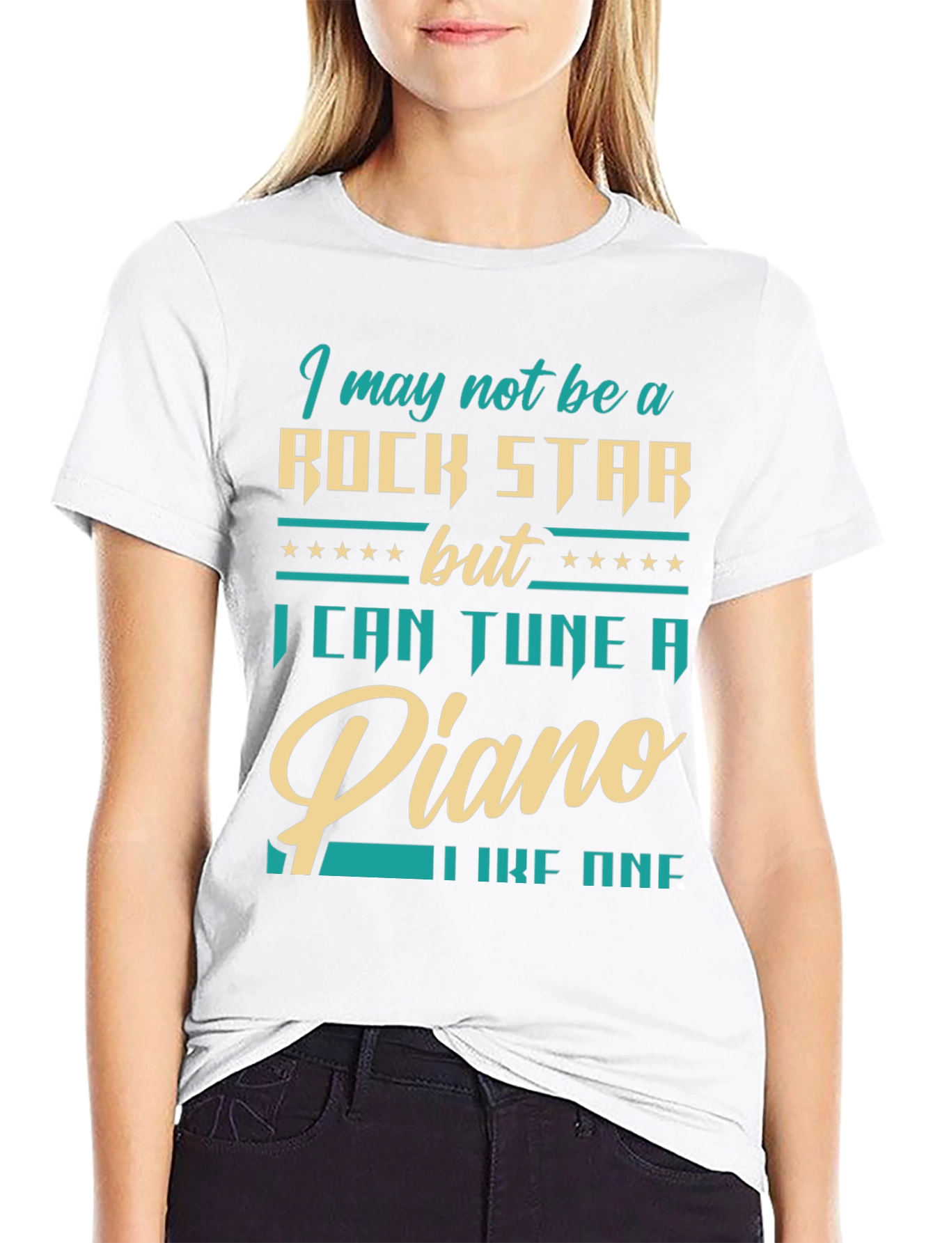 Rock Star Piano Tuner Graphic Tee