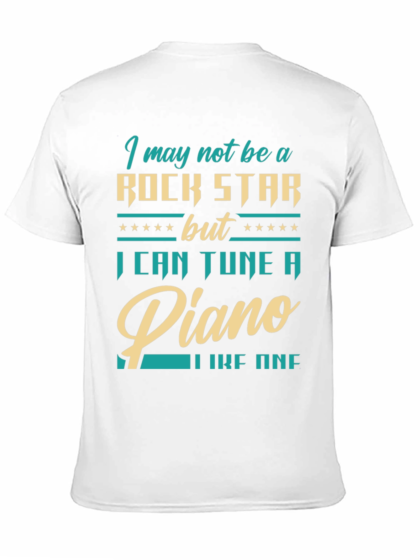 Rock Star Piano Tuner Graphic Tee