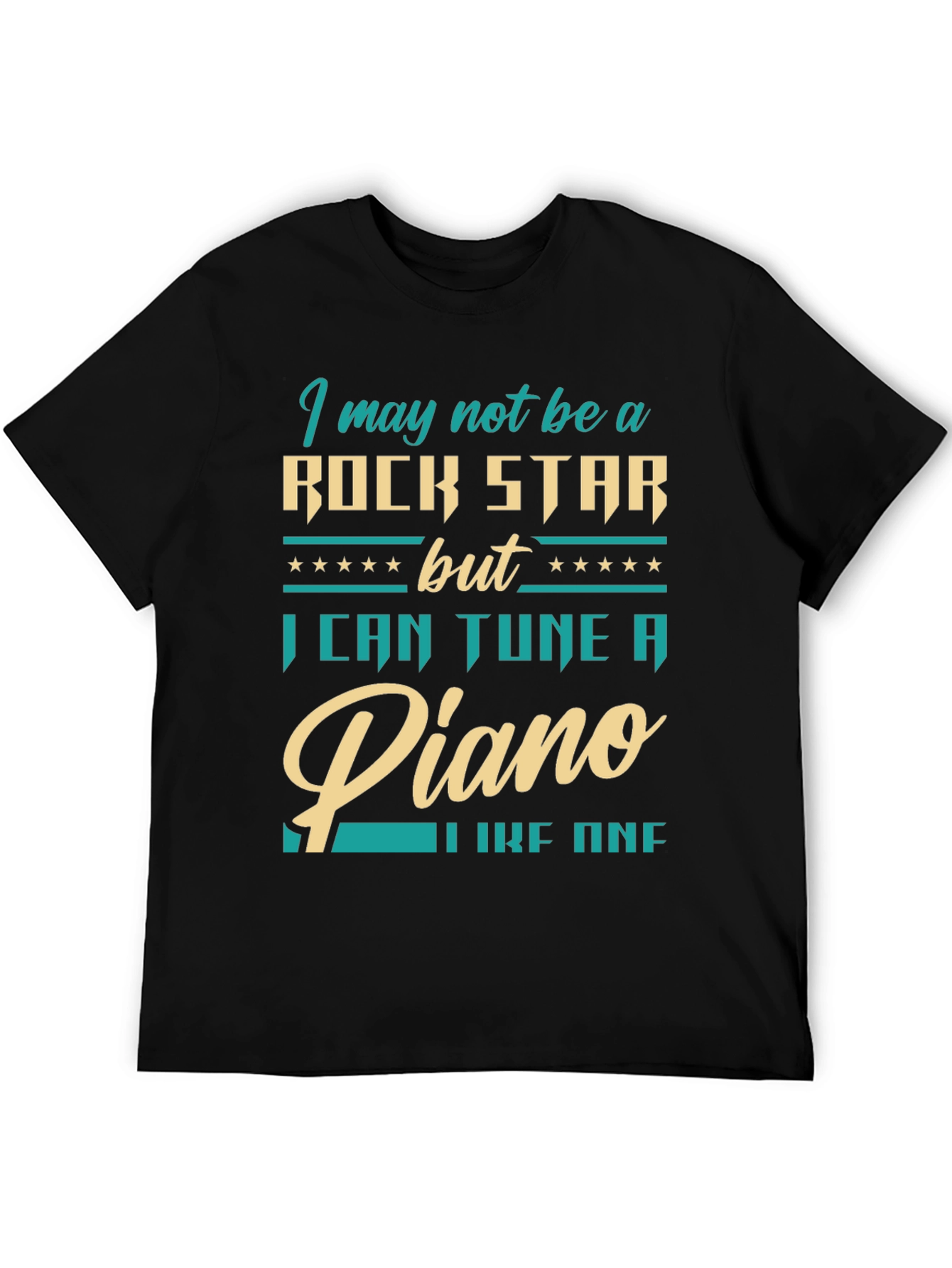 Rock Star Piano Tuner Graphic Tee