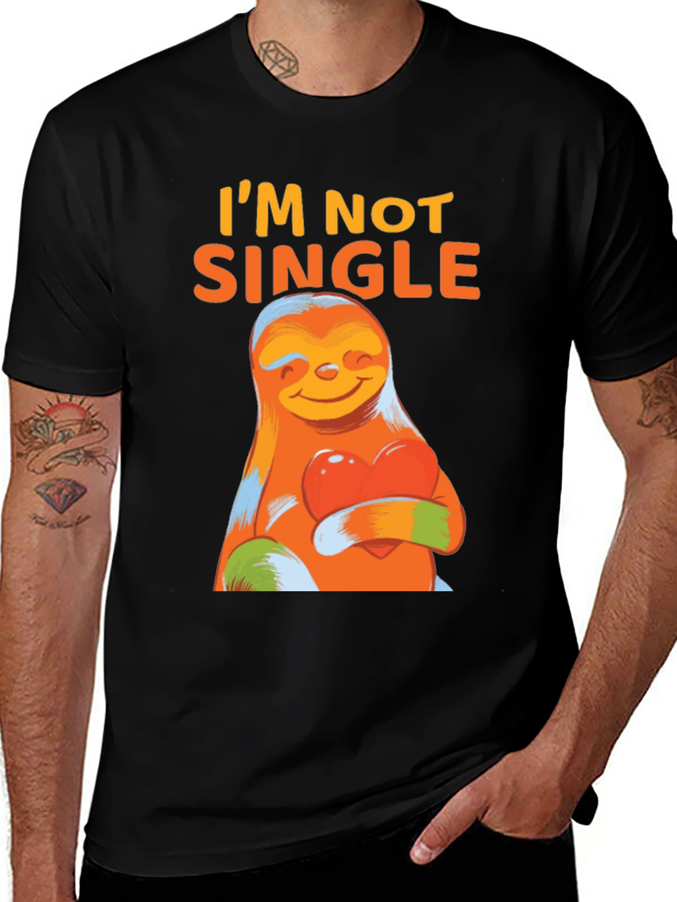 Im Not Single Sloth Graphic T-Shirt