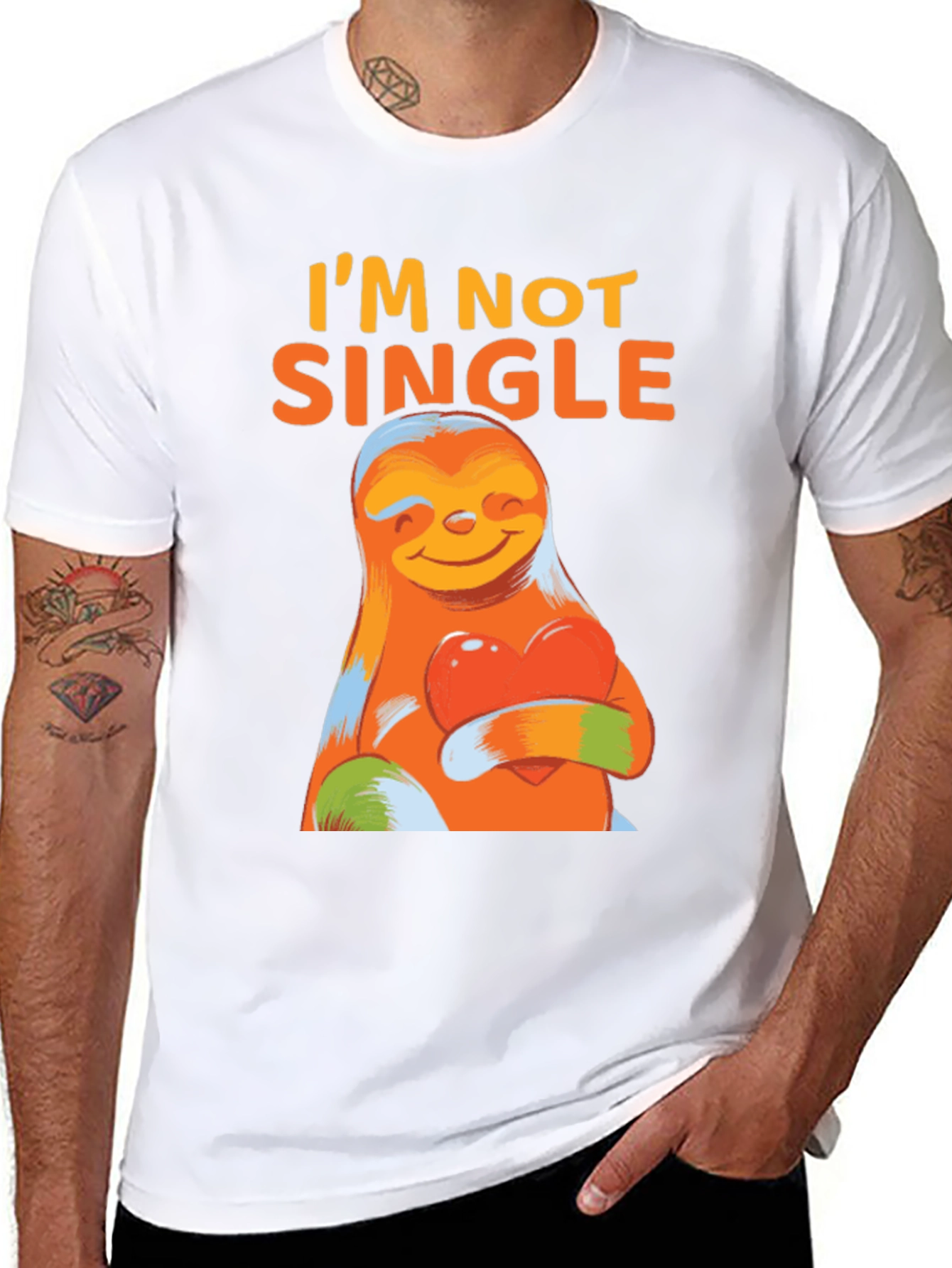 Im Not Single Sloth Graphic T-Shirt
