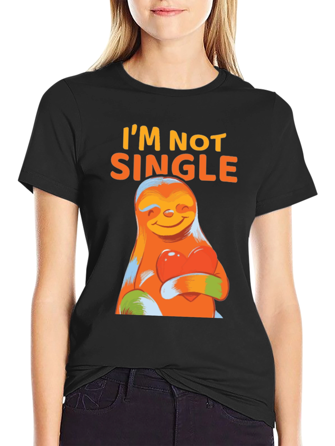 Im Not Single Sloth Graphic T-Shirt