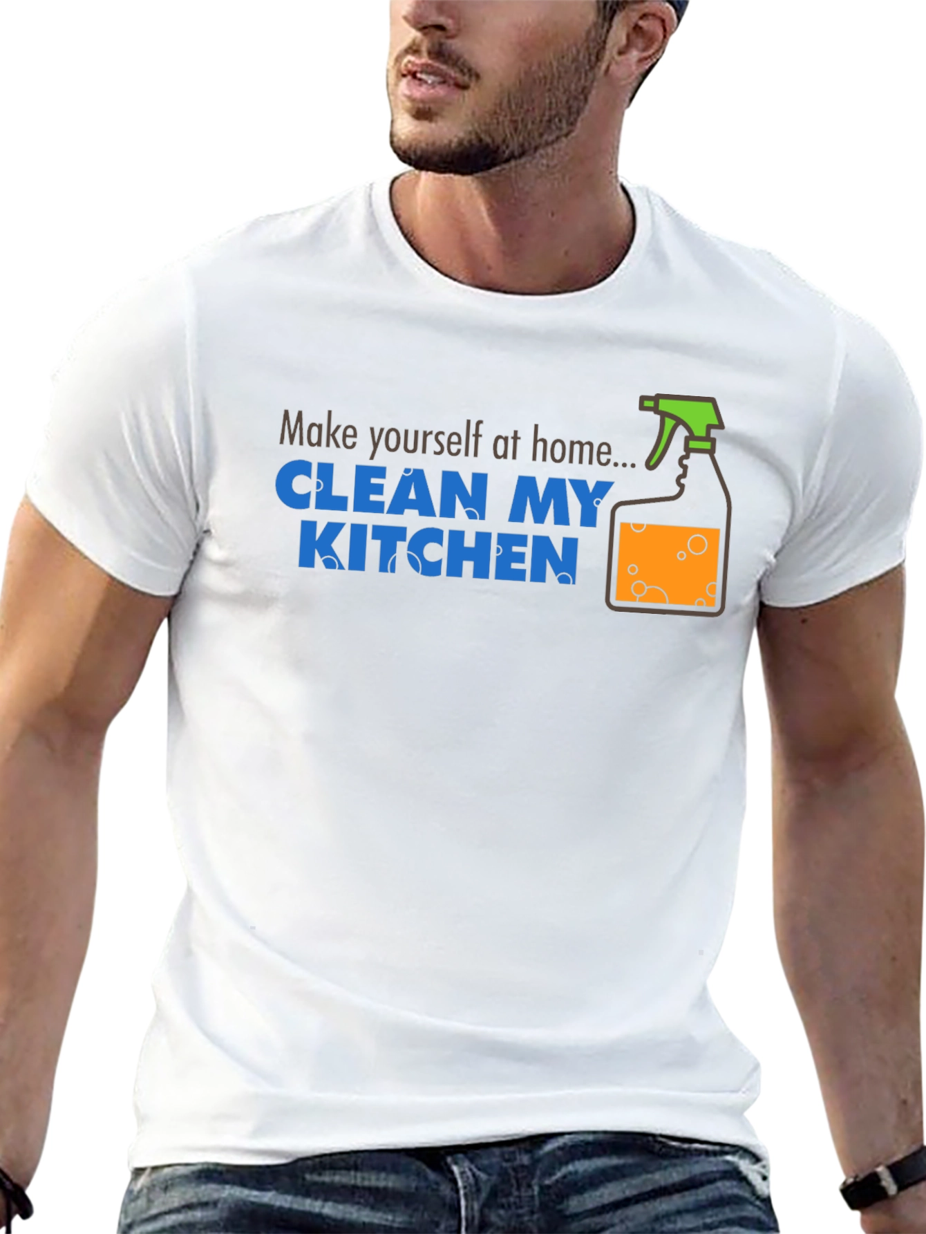 Clean My Kitchen T-Shirt - Fun Novelty Tee