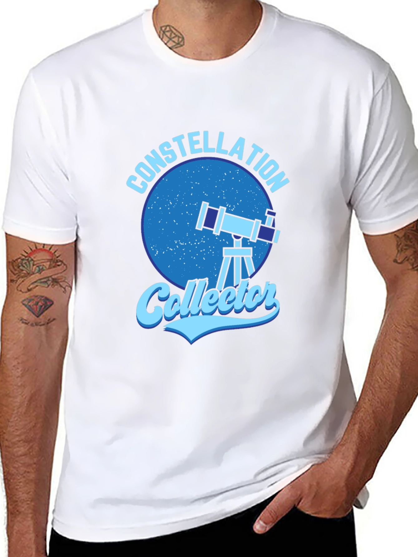 Constellation Collector Graphic Tee - Astronomy Lover