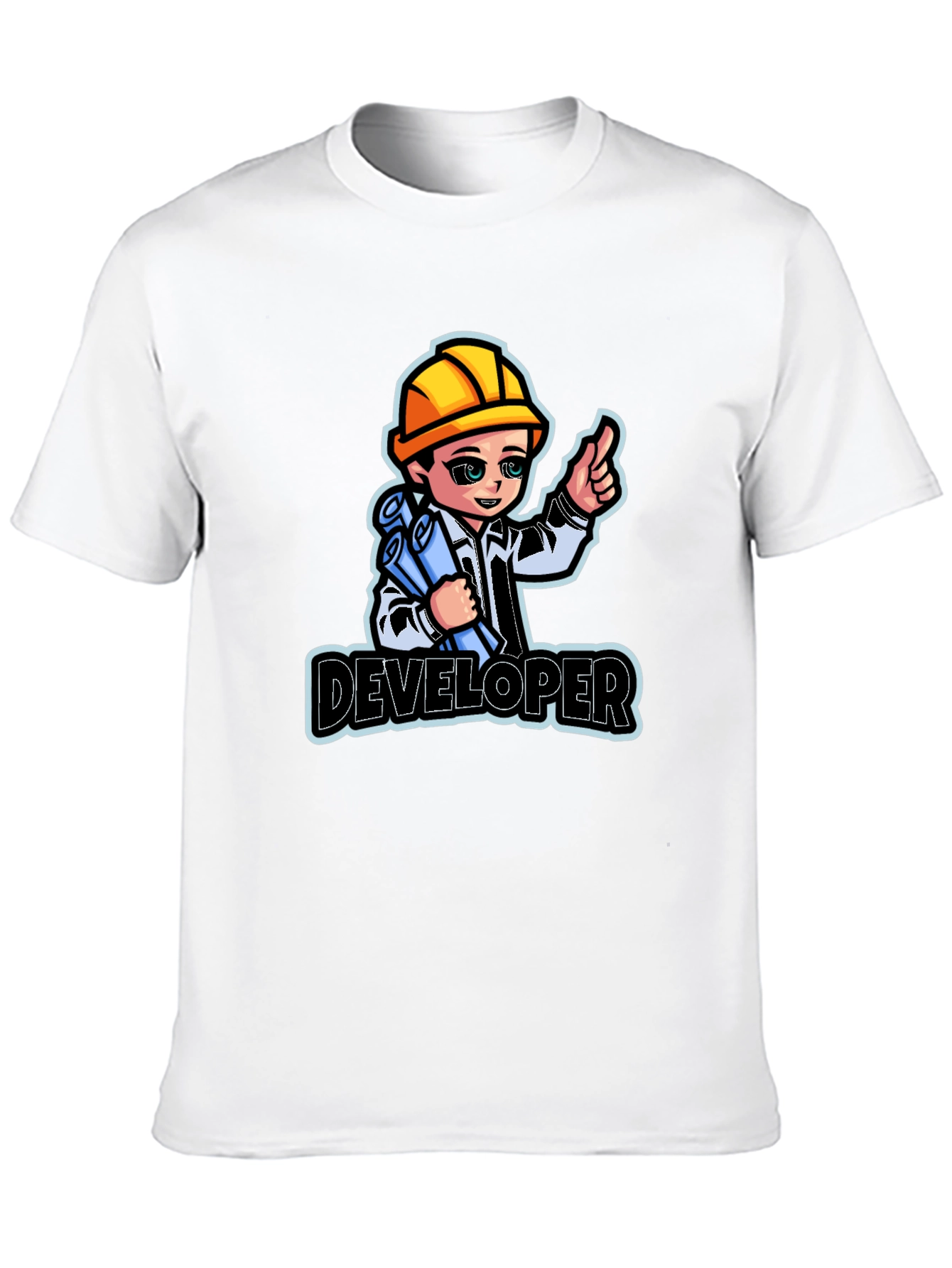 Developer Cartoon T-Shirt - Architect Engineer Tee
