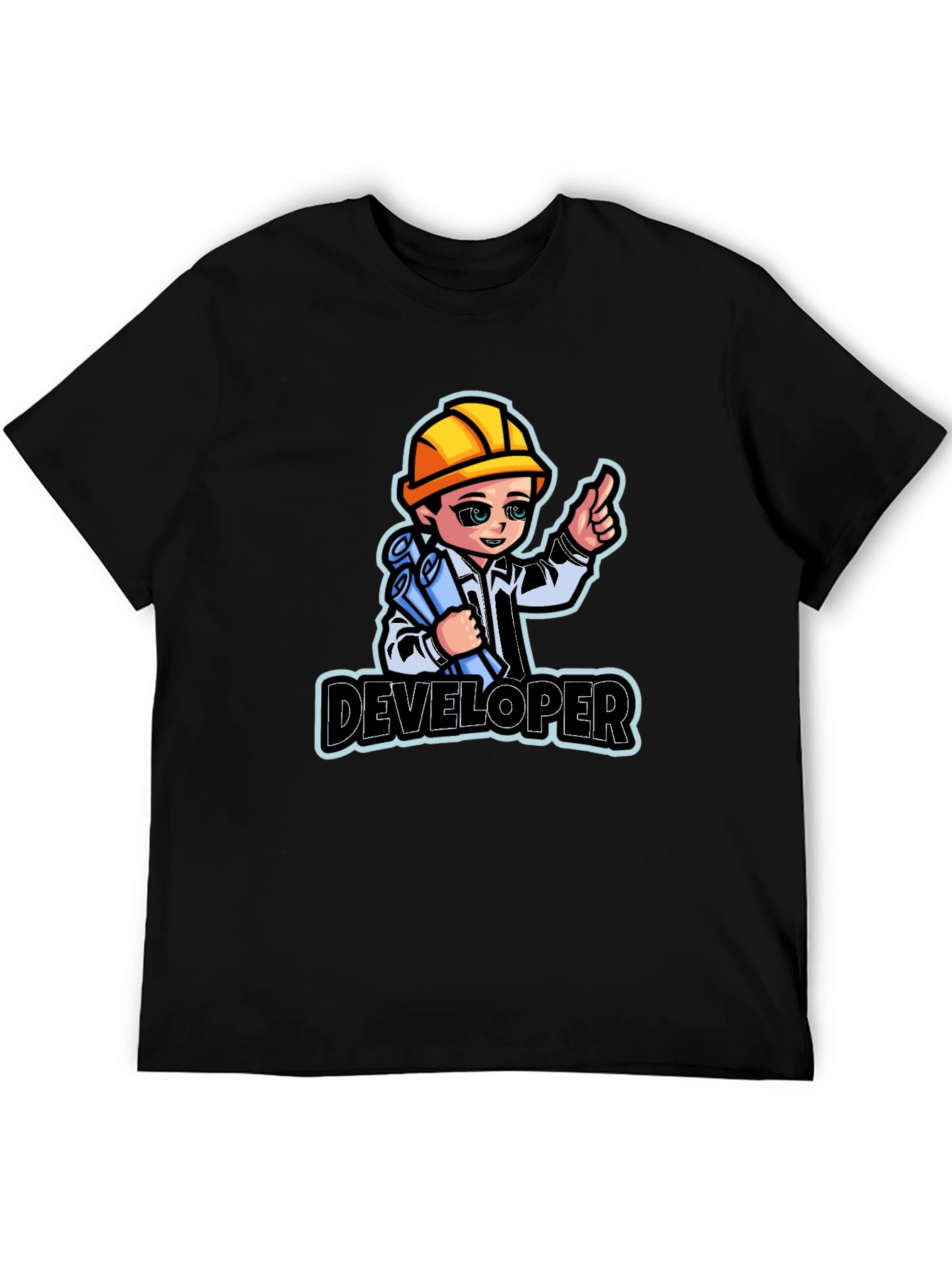Developer Cartoon T-Shirt - Architect Engineer Tee