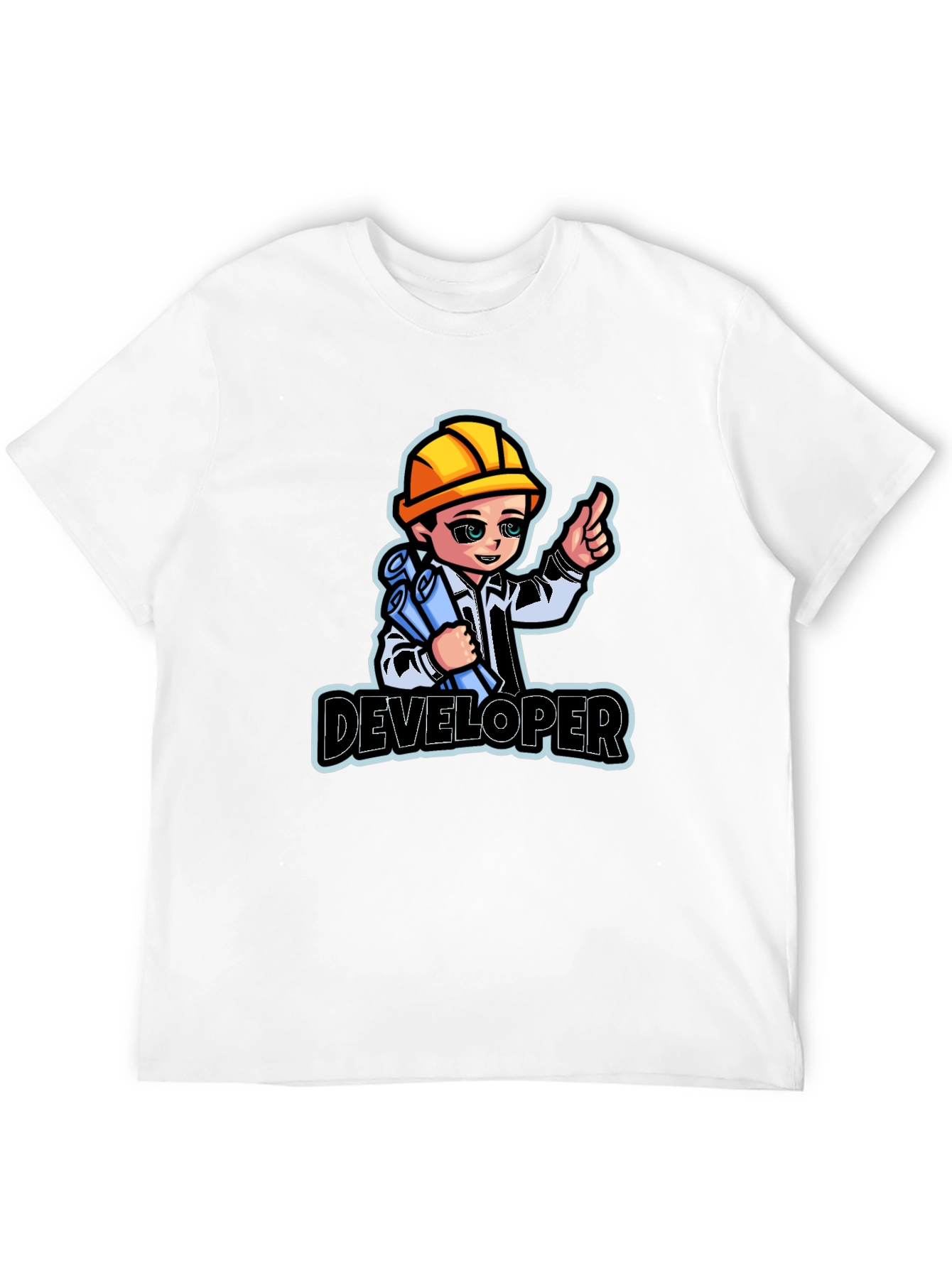Developer Cartoon T-Shirt - Architect Engineer Tee