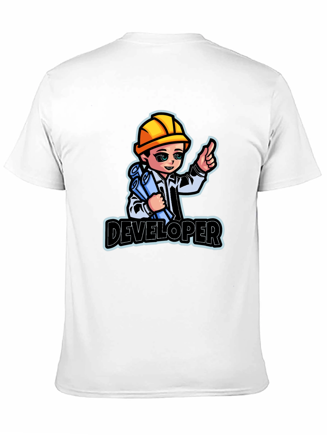 Developer Cartoon T-Shirt - Architect Engineer Tee