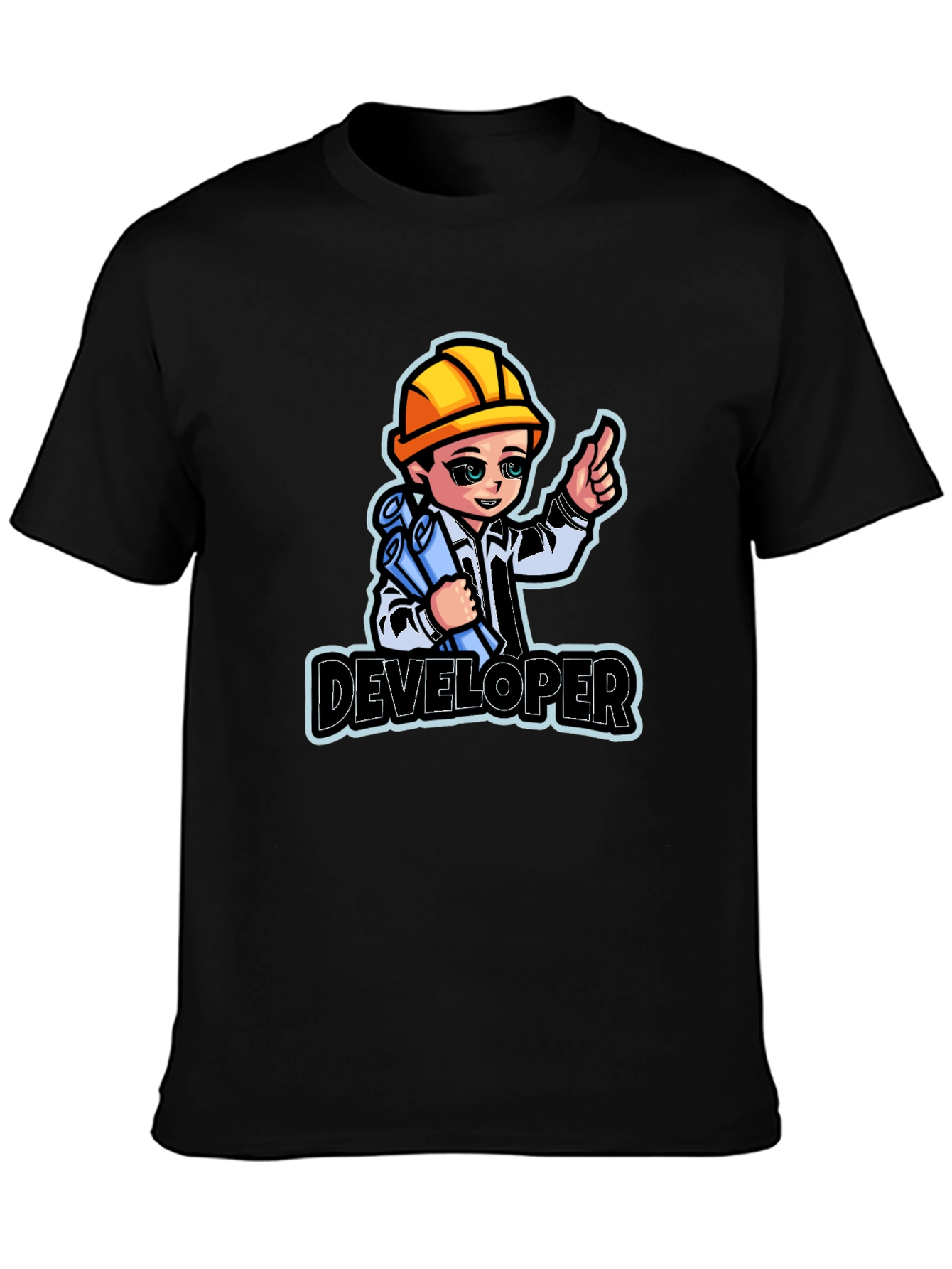 Developer Cartoon T-Shirt - Architect Engineer Tee