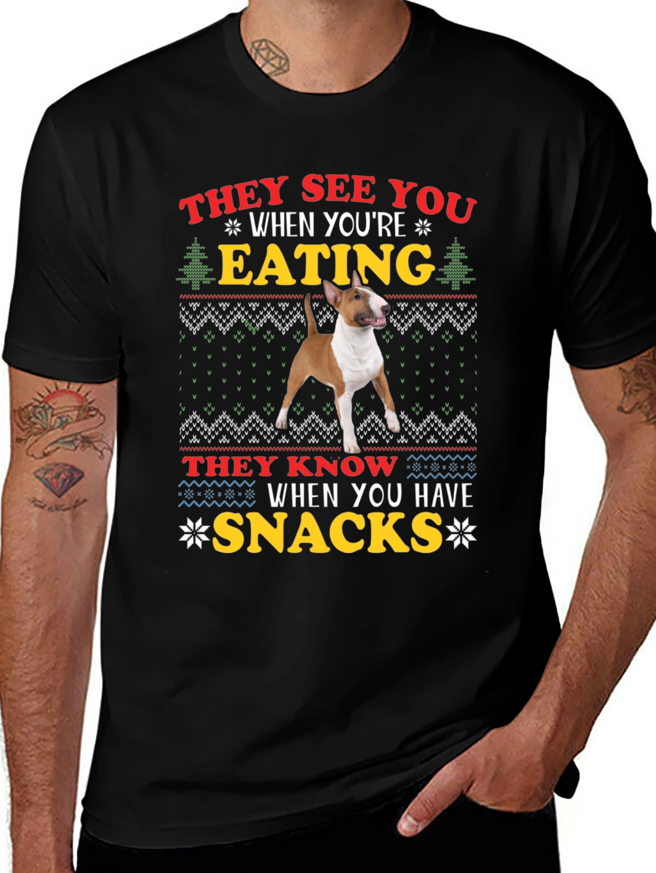 Funny Dog Christmas Sweater T-Shirt