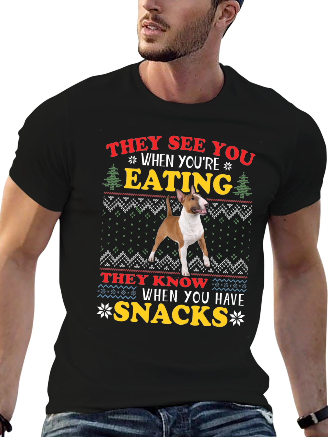 Funny Dog Christmas Sweater T-Shirt
