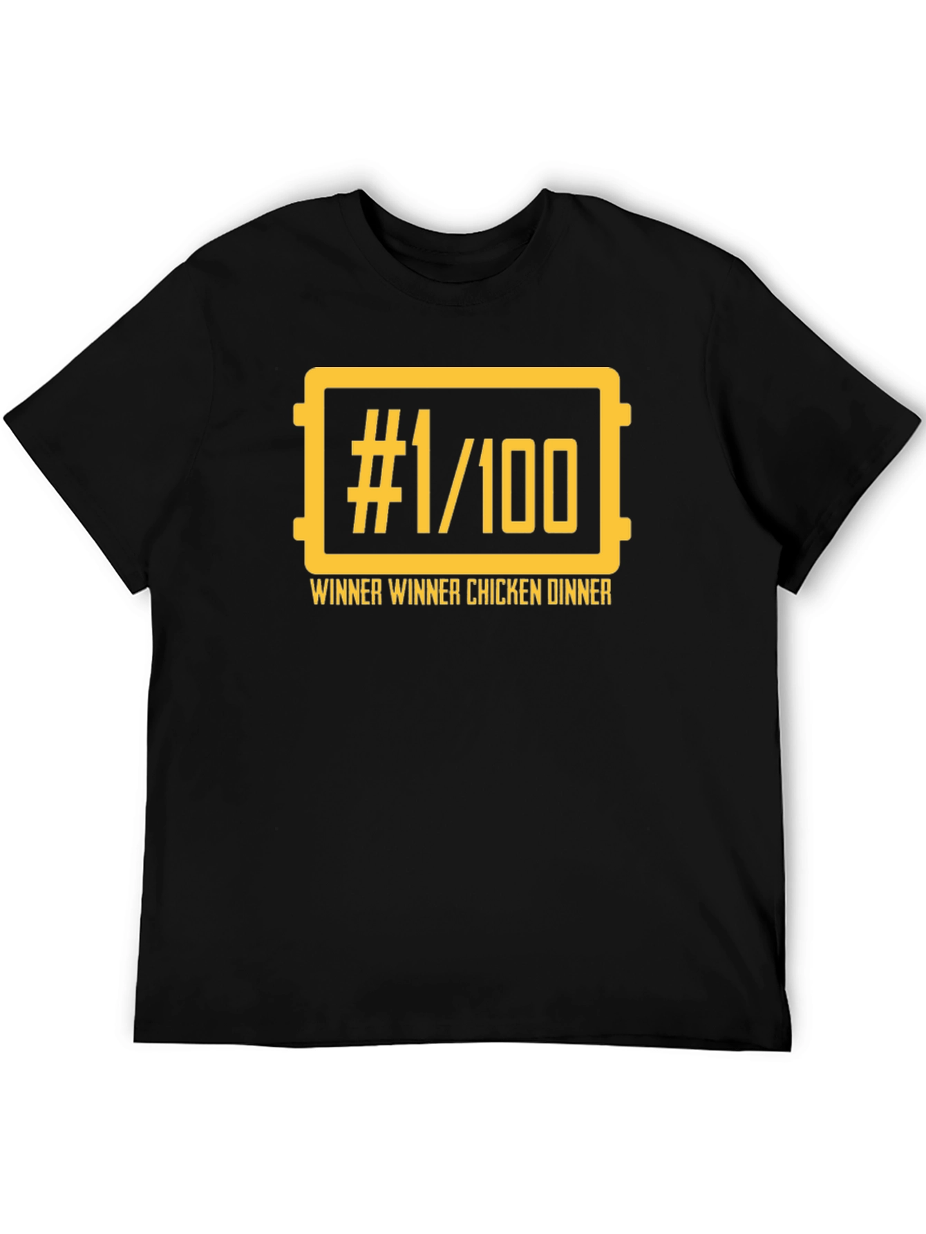 Winner Winner Chicken Dinner T-Shirt - Black Gaming Tee