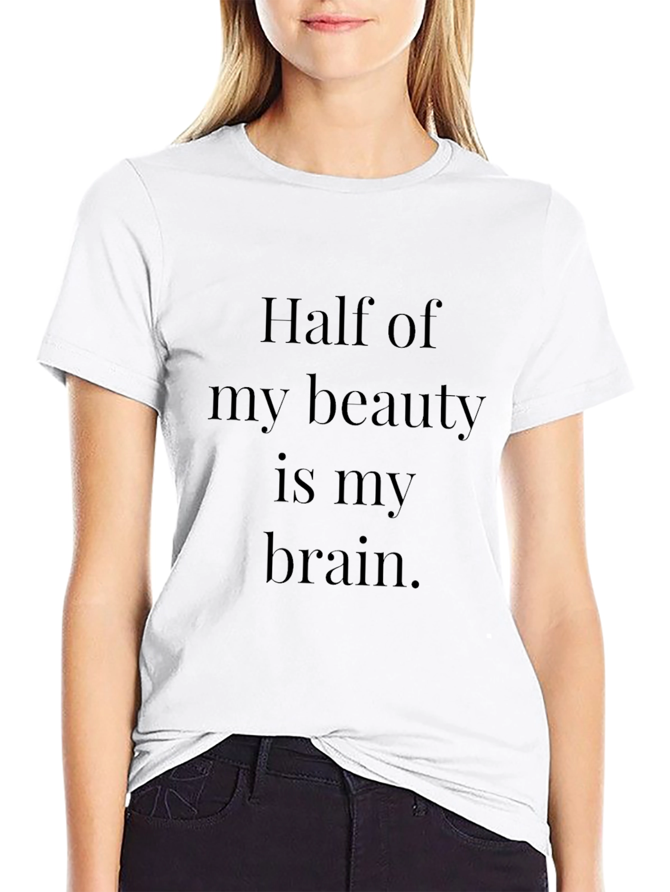 Beauty Brain T-Shirt - Smart & Stylish Tee