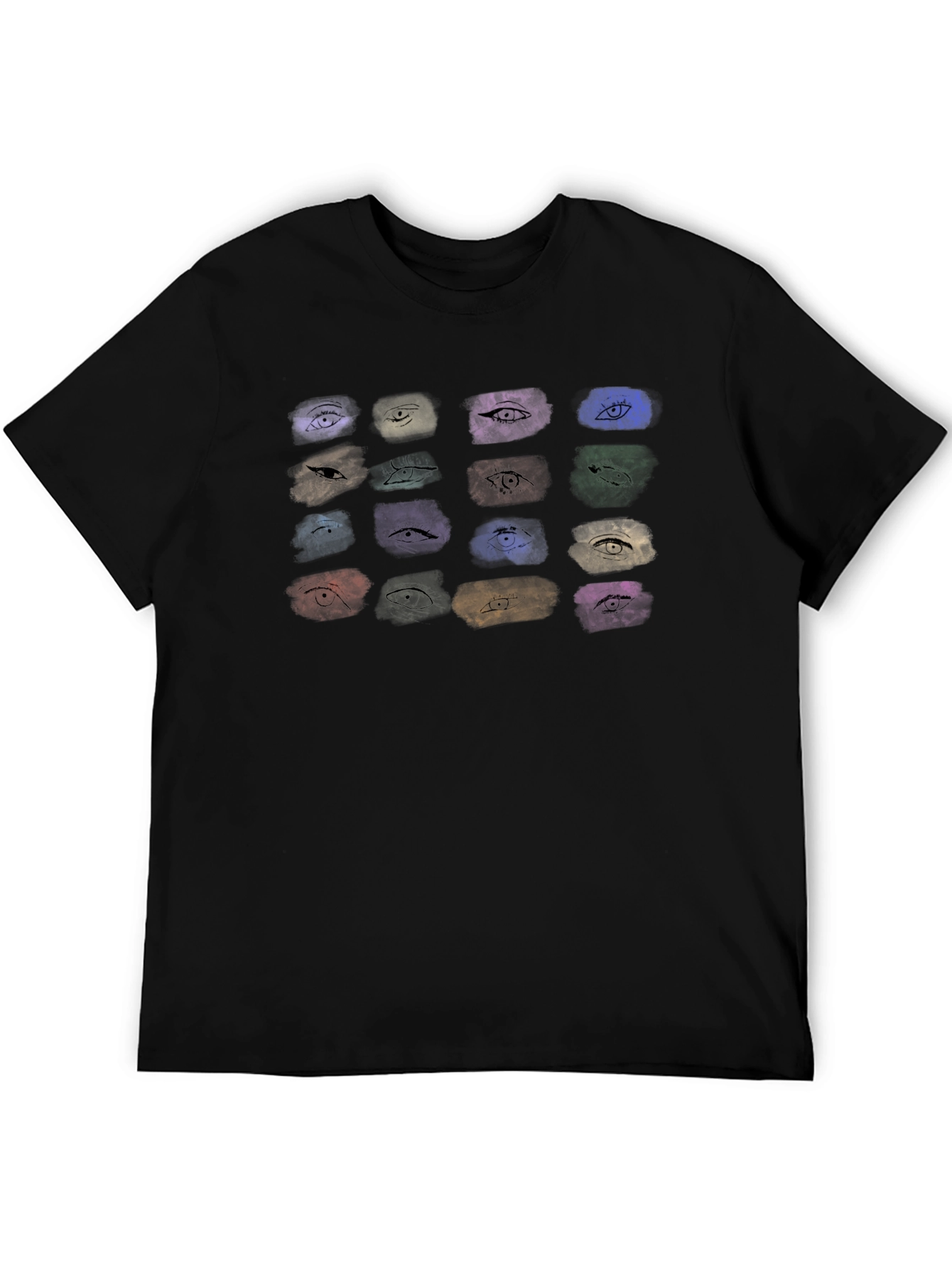 Eye See You Graphic Tee - Black Cotton T-Shirt