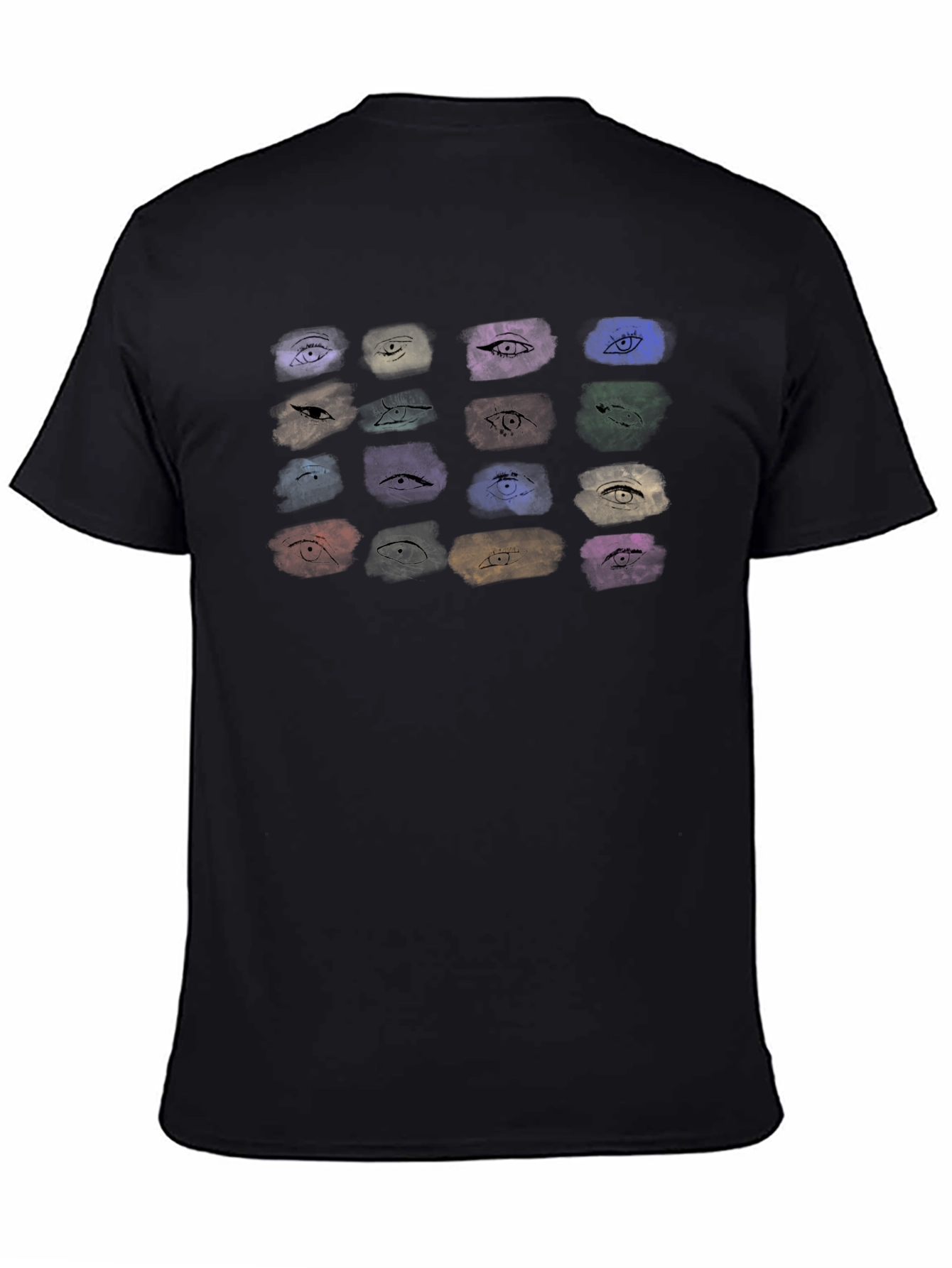 Eye See You Graphic Tee - Black Cotton T-Shirt