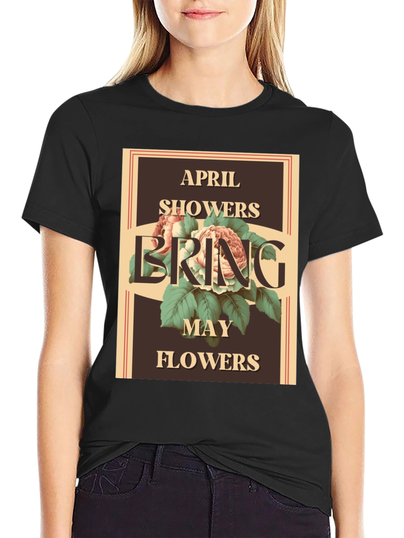 April Showers Bring May Flowers Graphic Tee