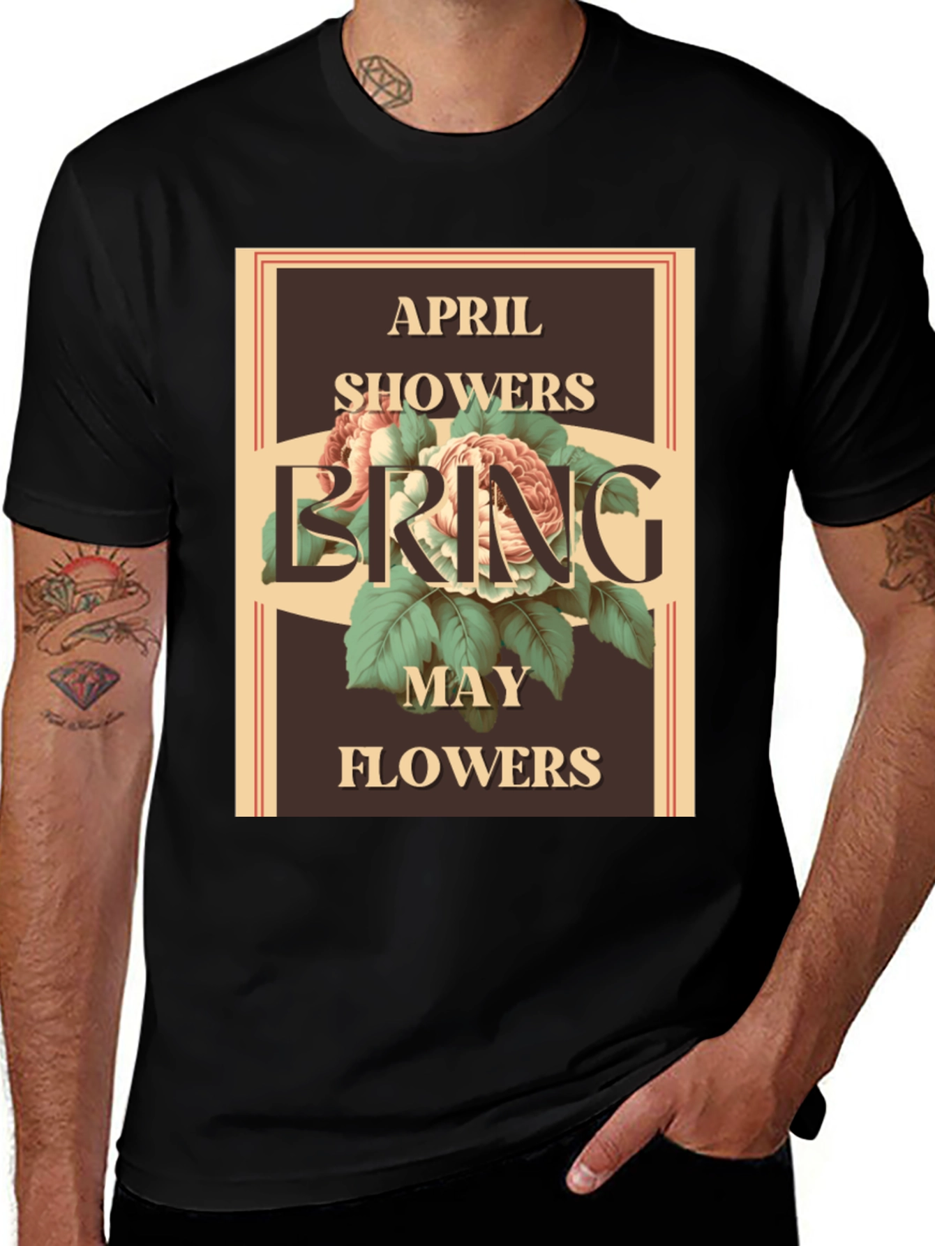 April Showers Bring May Flowers Graphic Tee