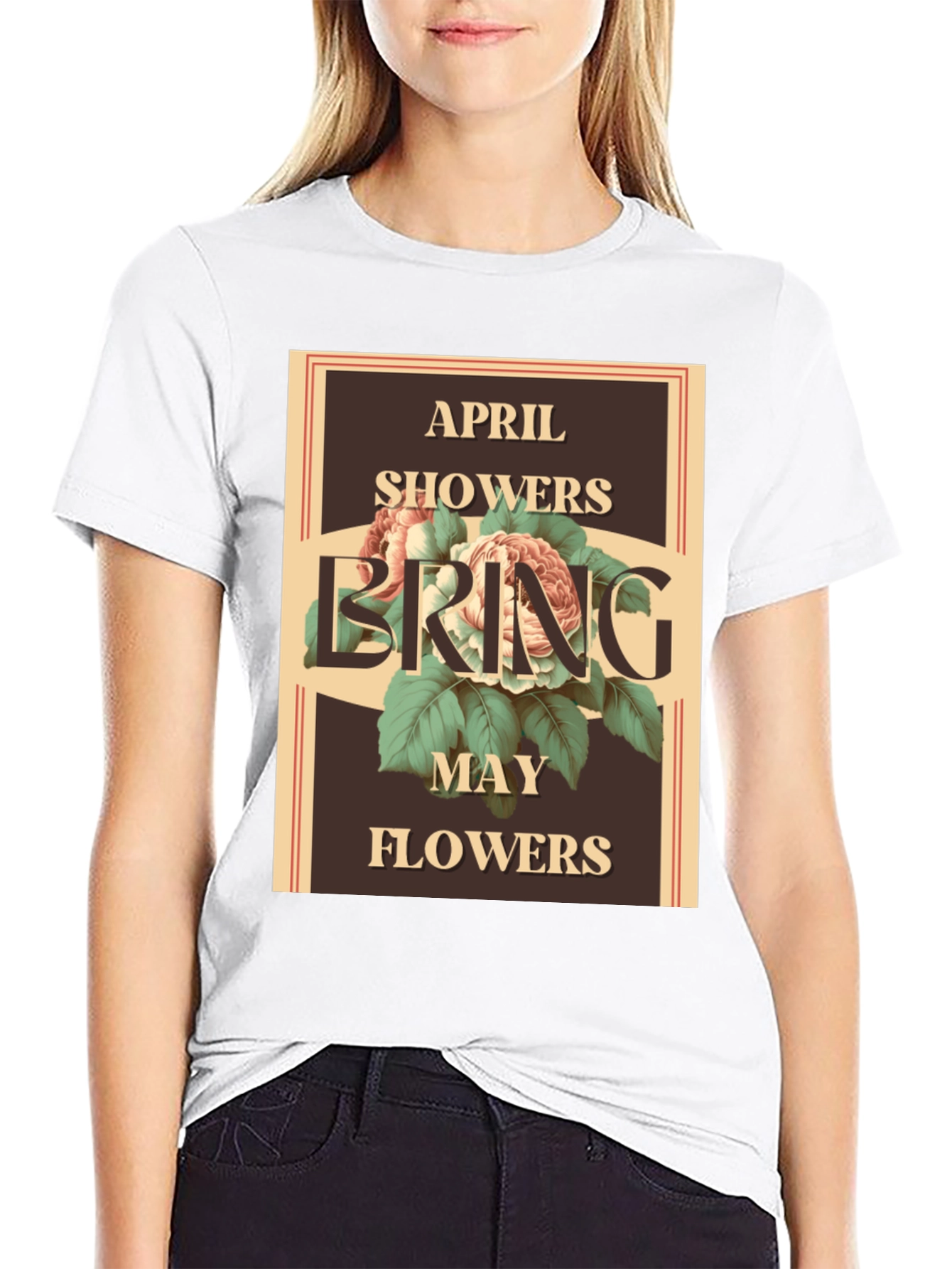 April Showers Bring May Flowers Graphic Tee
