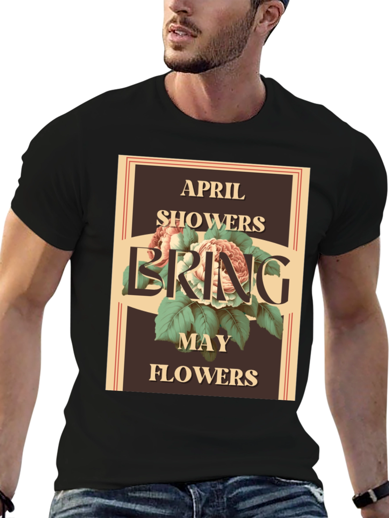 April Showers Bring May Flowers Graphic Tee