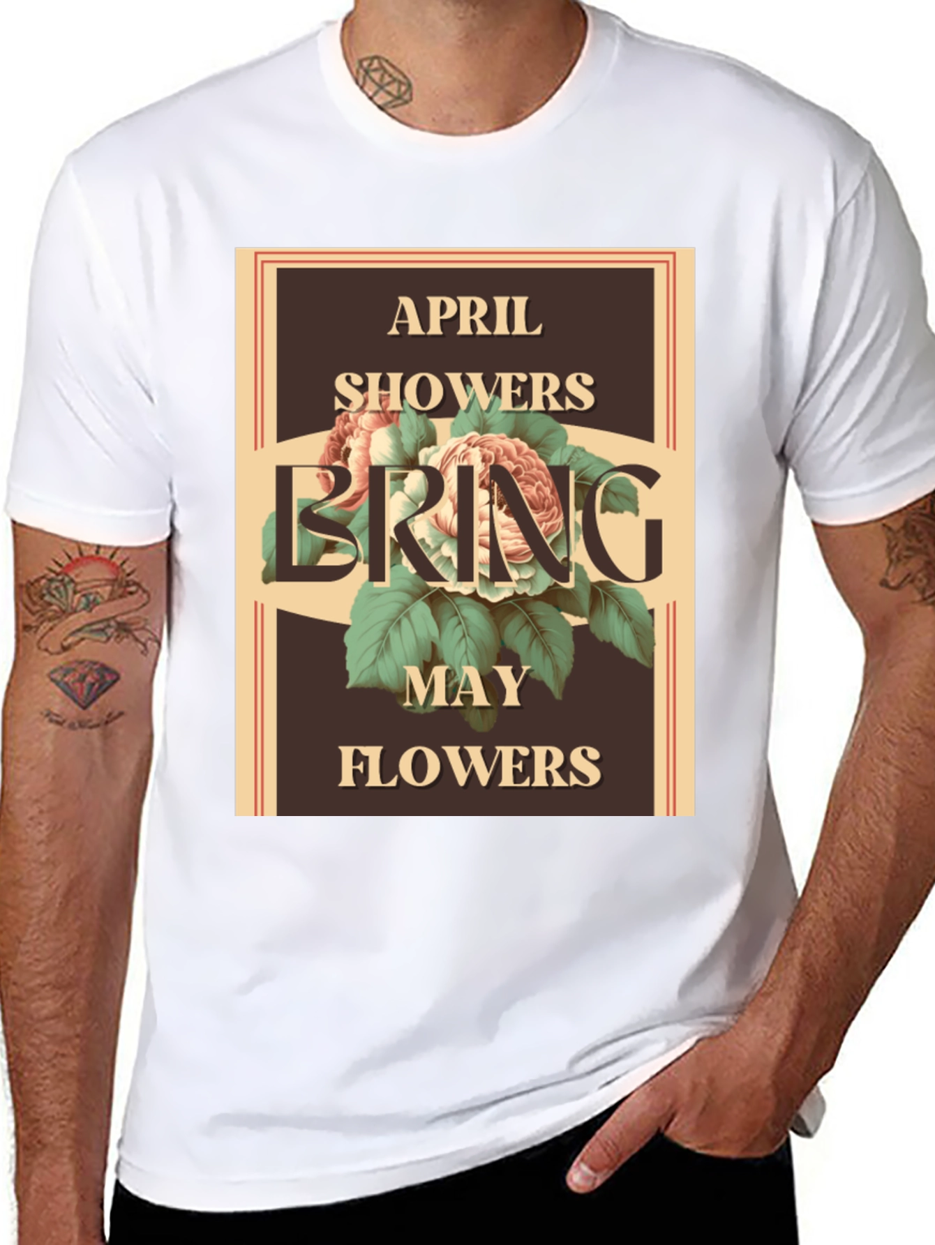 April Showers Bring May Flowers Graphic Tee