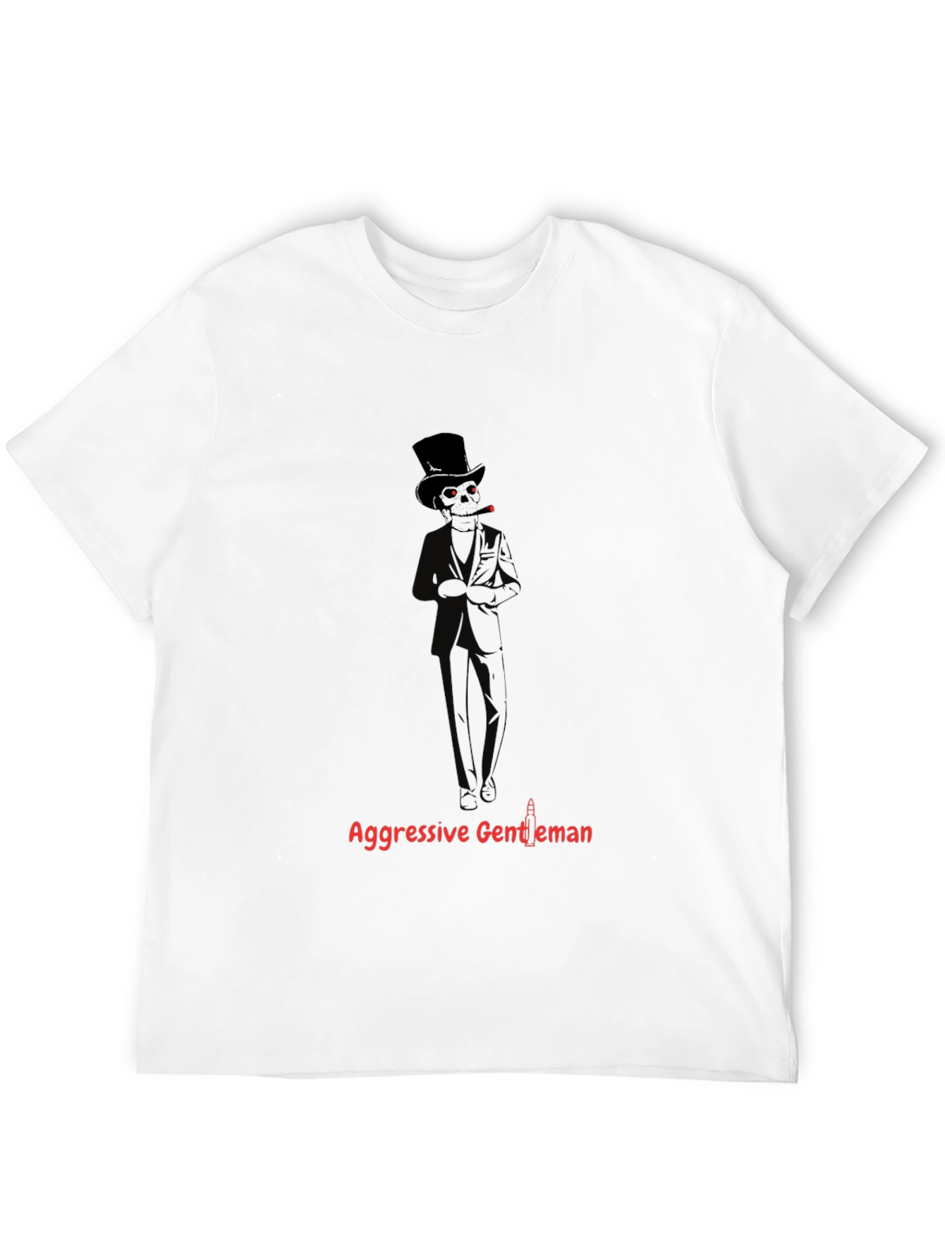 Aggressive Gentleman Graphic T-Shirt