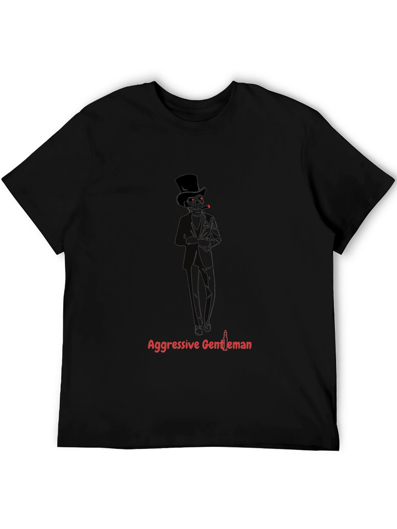 Aggressive Gentleman Graphic T-Shirt