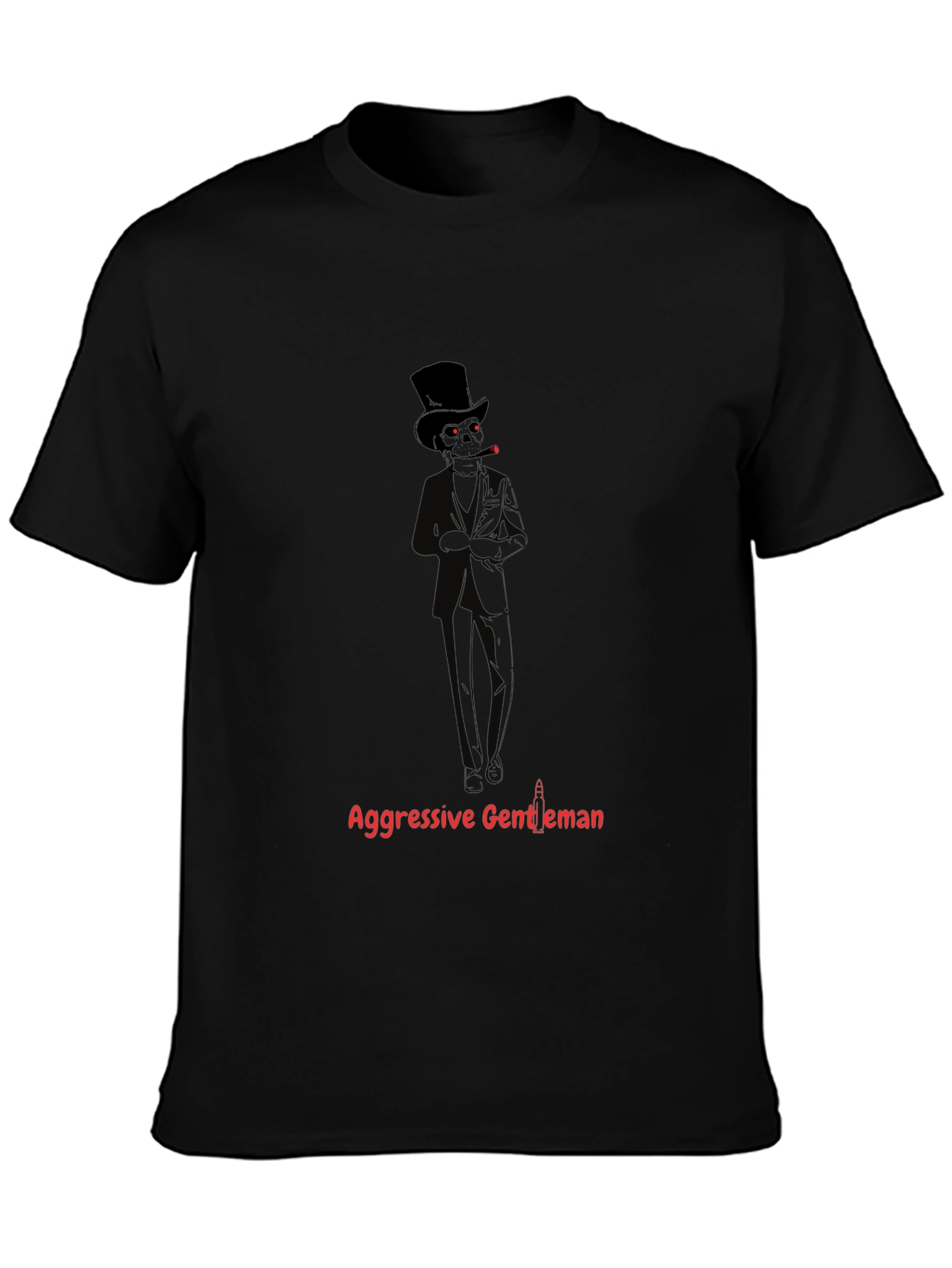 Aggressive Gentleman Graphic T-Shirt