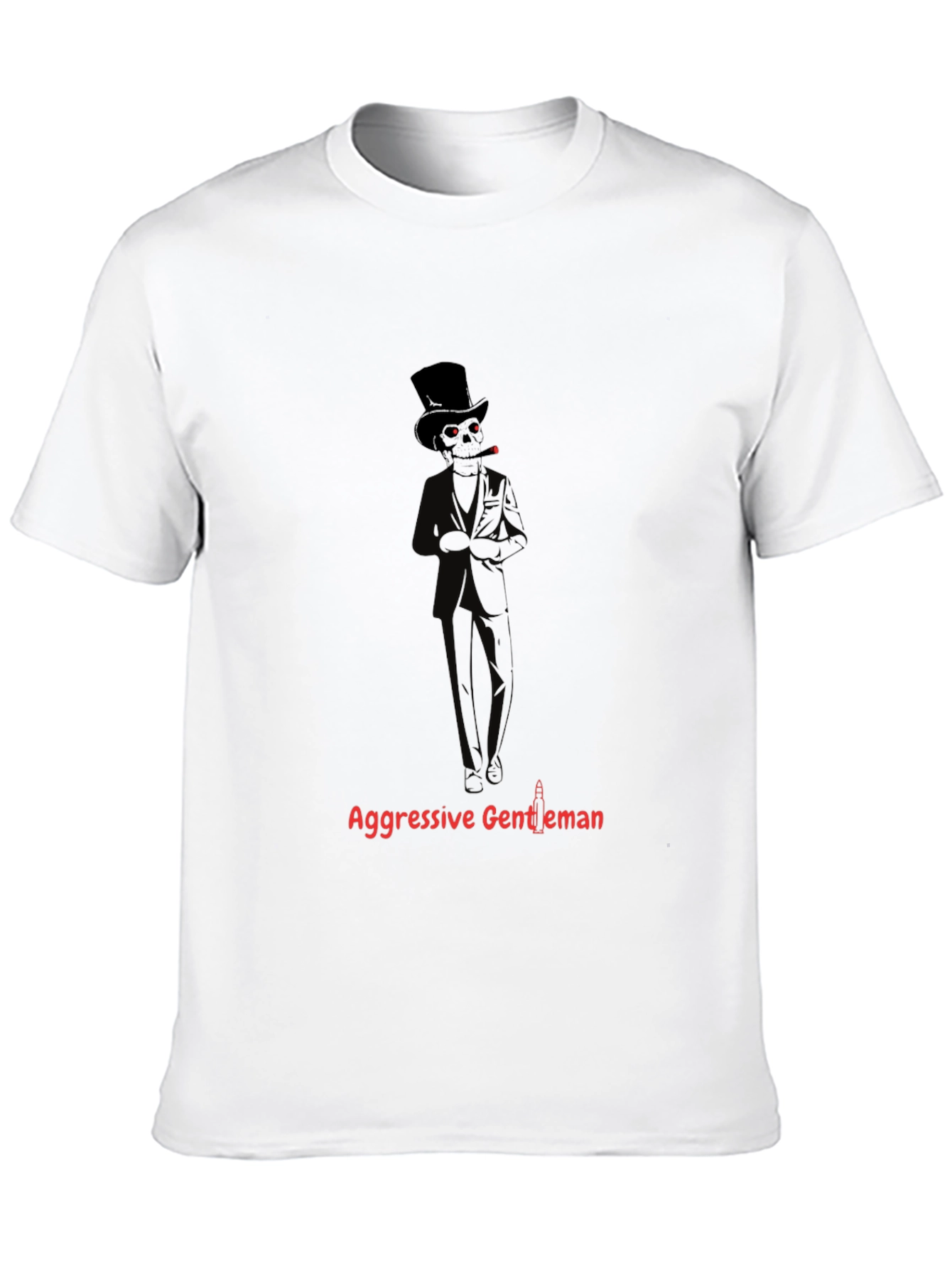 Aggressive Gentleman Graphic T-Shirt