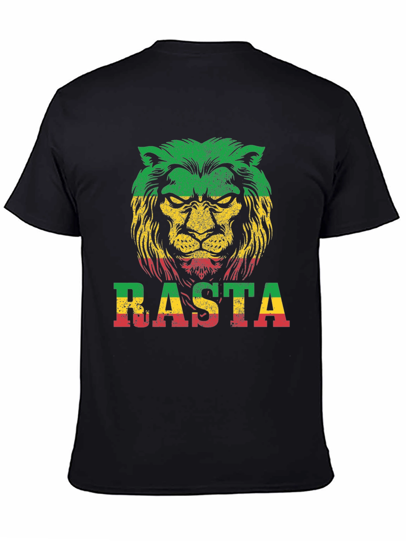 Rasta Lion Graphic T-Shirt - Reggae Style