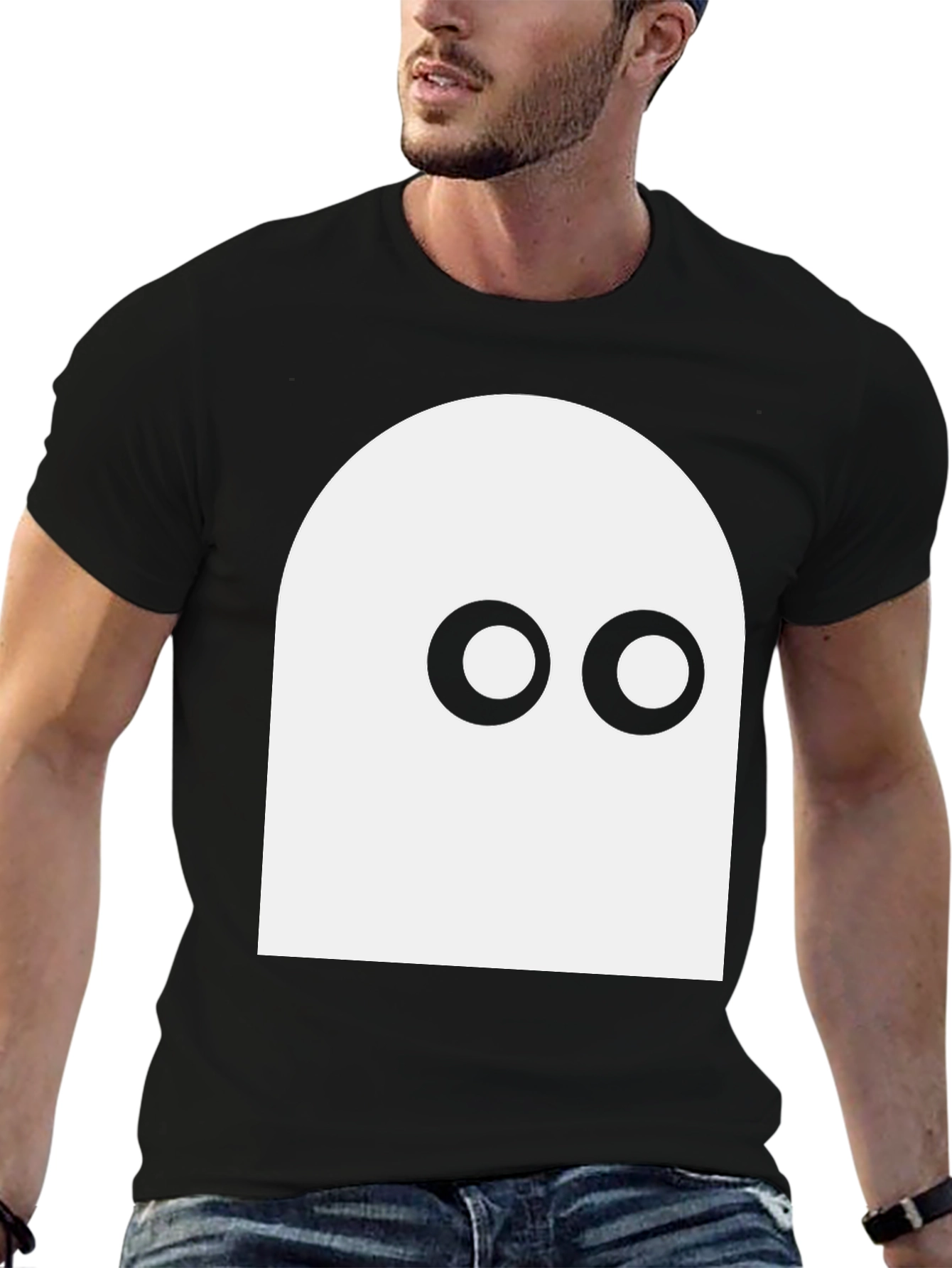 Ghost Graphic Black T-Shirt