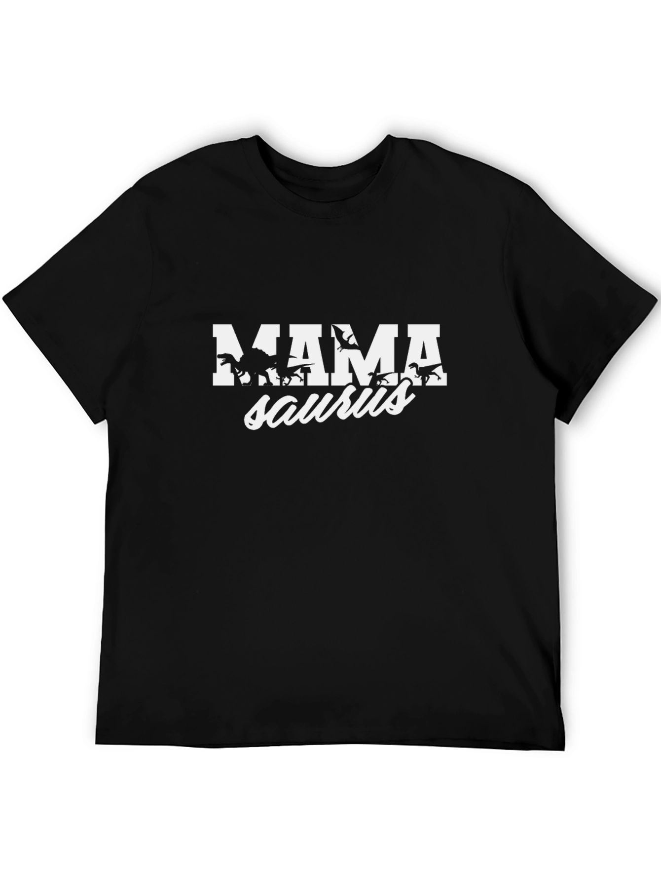 Mama Saurus Dinosaur Graphic Tee