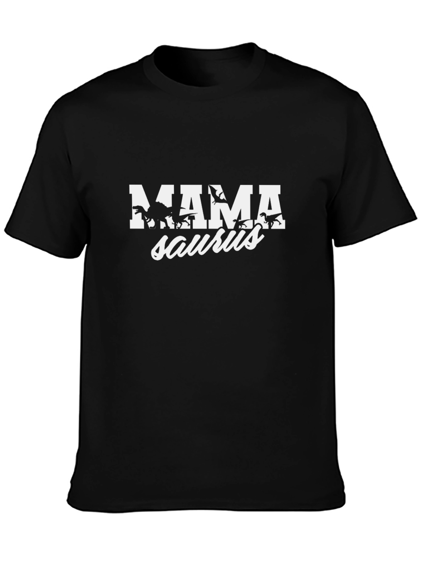 Mama Saurus Dinosaur Graphic Tee