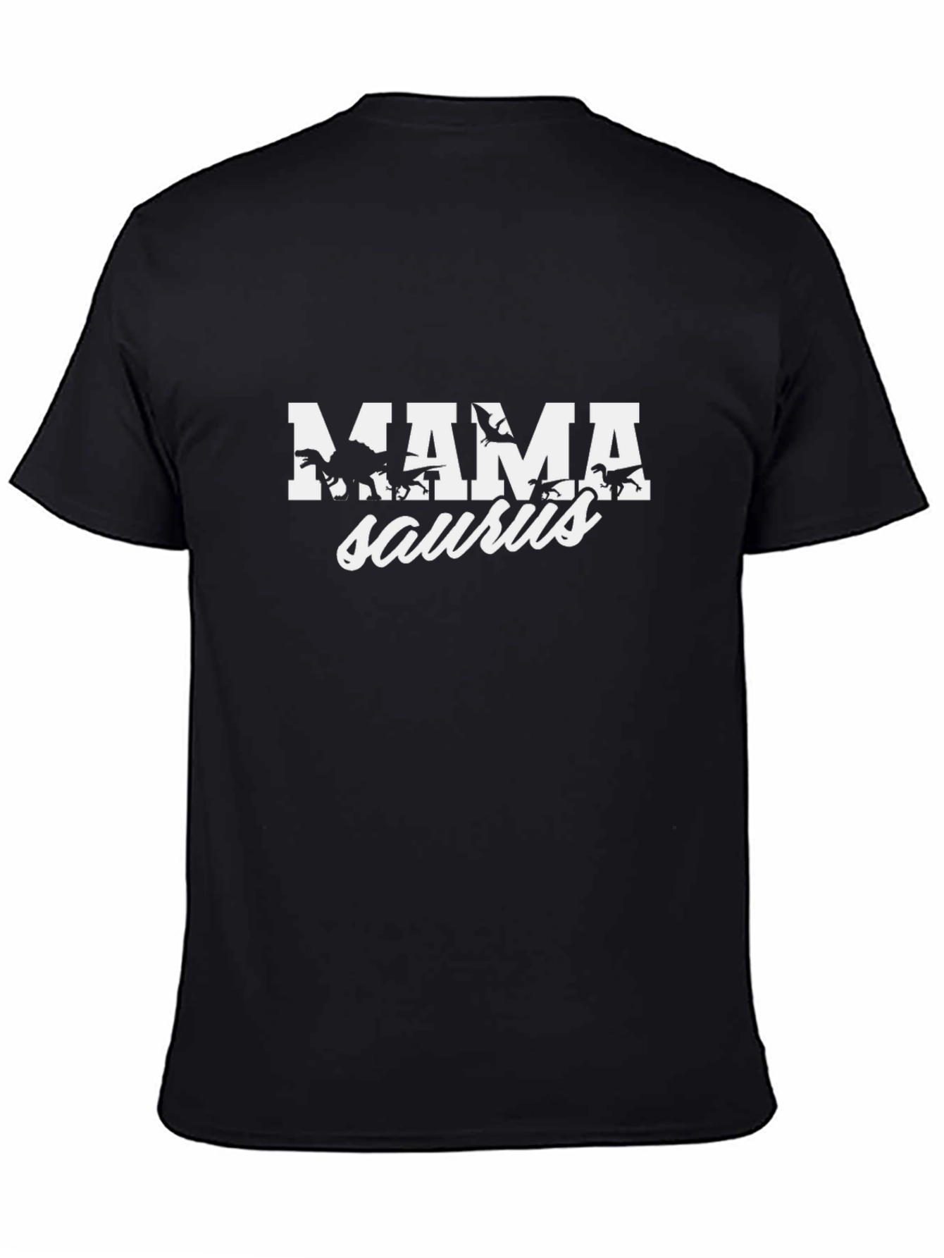Mama Saurus Dinosaur Graphic Tee