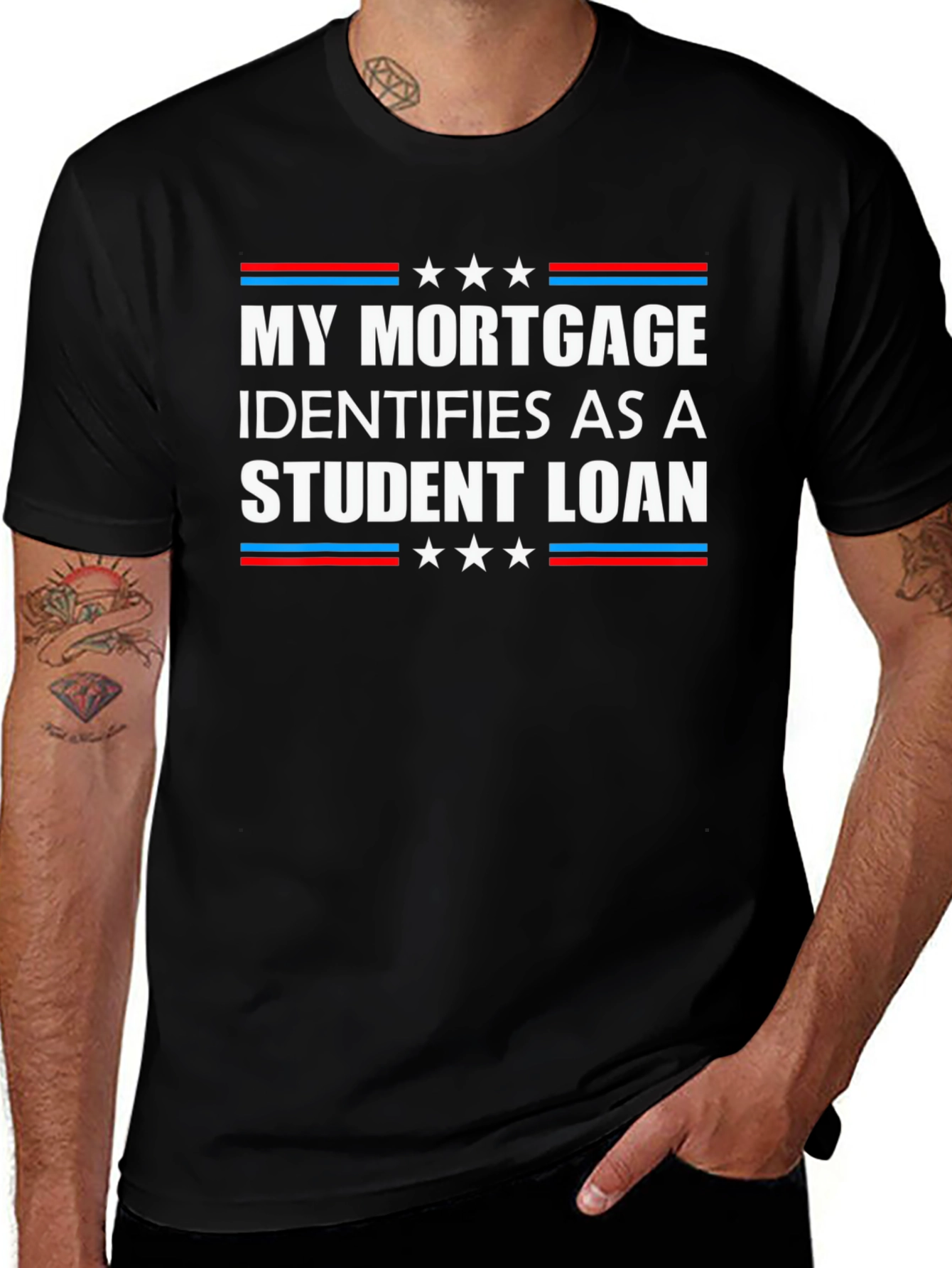 My Mortgage Identifies as Student Loan T-Shirt