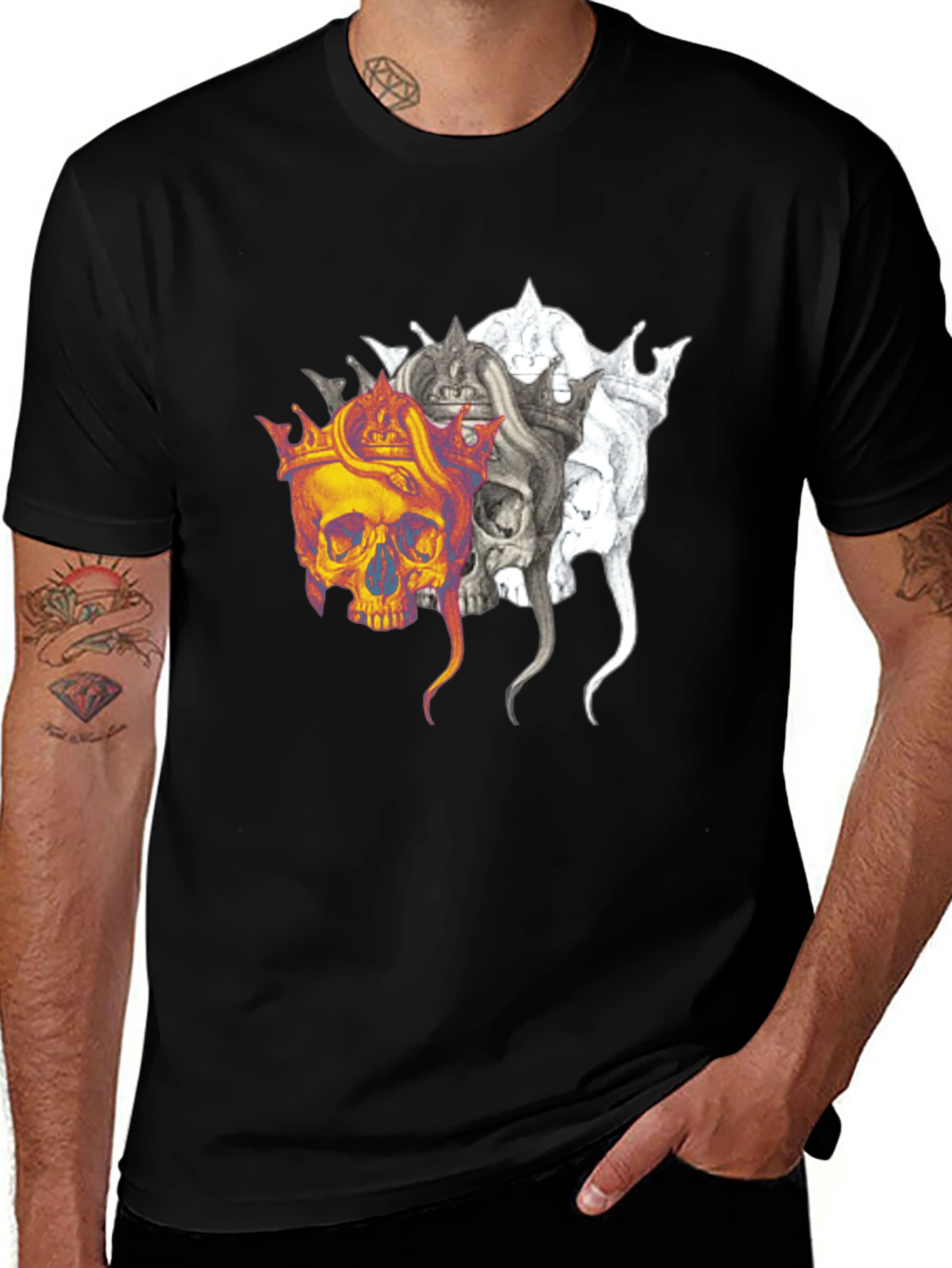 Skull King Mens T-Shirt - Graphic Tee