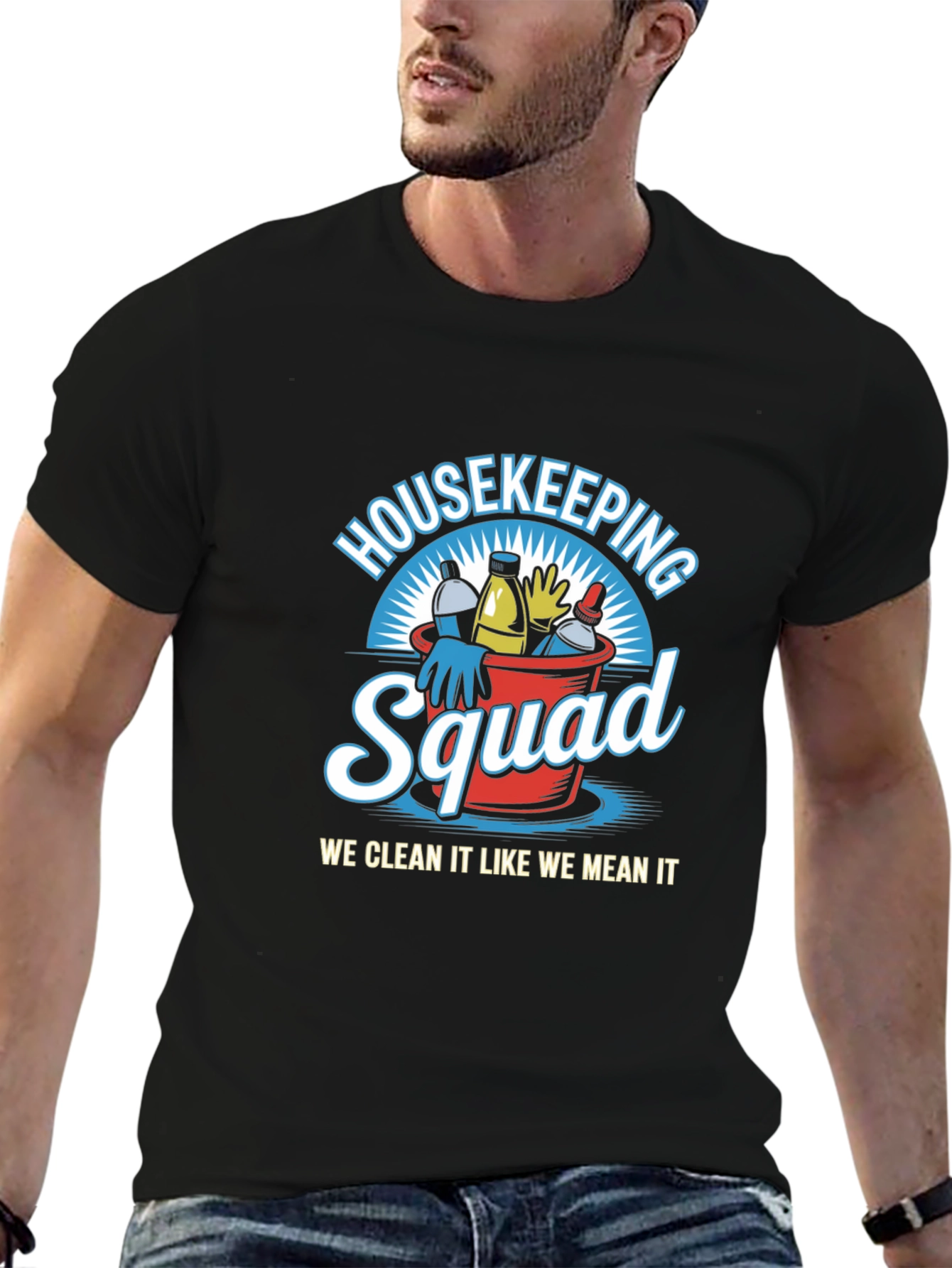 Housekeeping Squad T-Shirt - Cleaning Crew Apparel