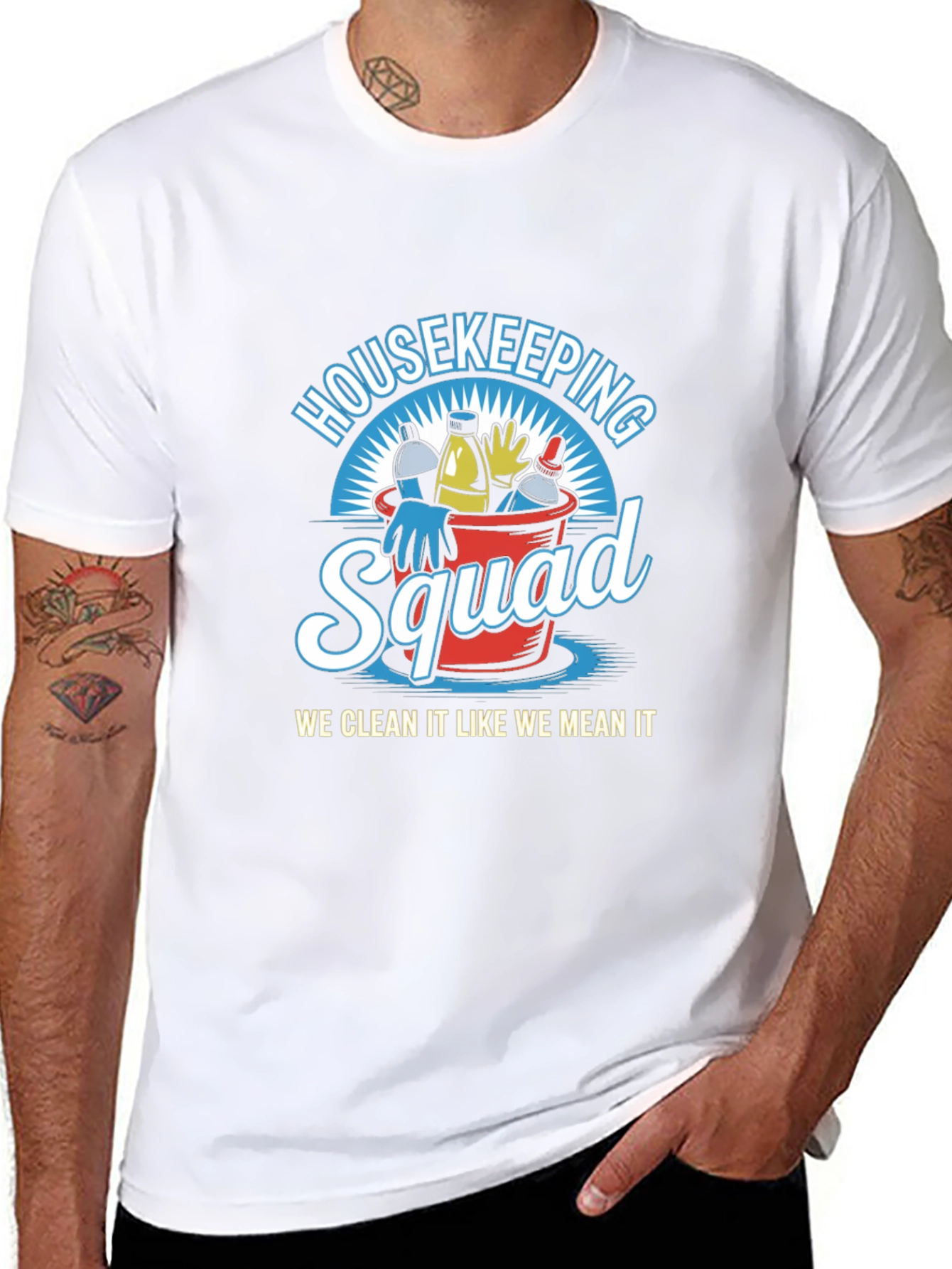 Housekeeping Squad T-Shirt - Cleaning Crew Apparel