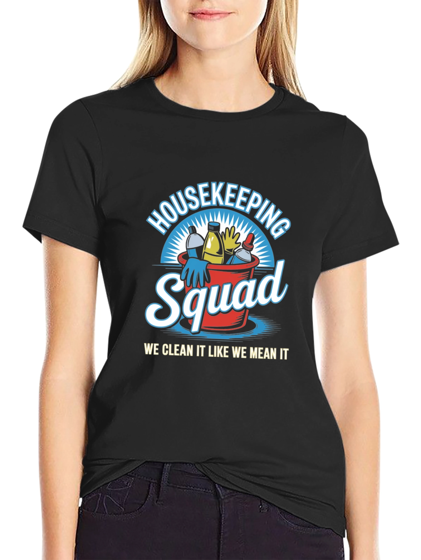 Housekeeping Squad T-Shirt - Cleaning Crew Apparel