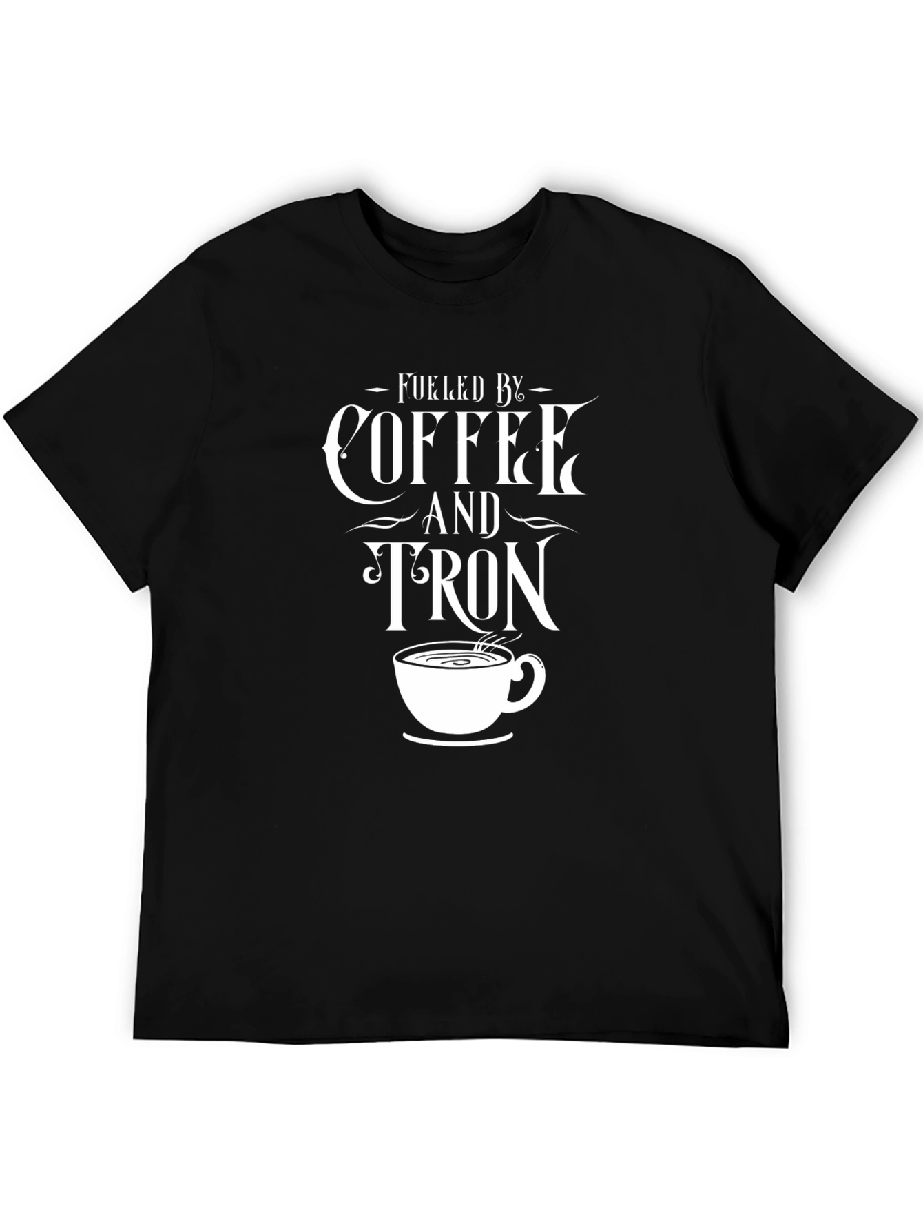 Fueled By Coffee & Tron Graphic T-Shirt