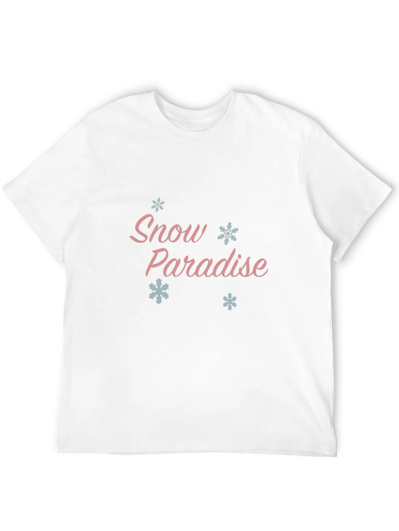 Snow Paradise Graphic Tee - Soft Cotton