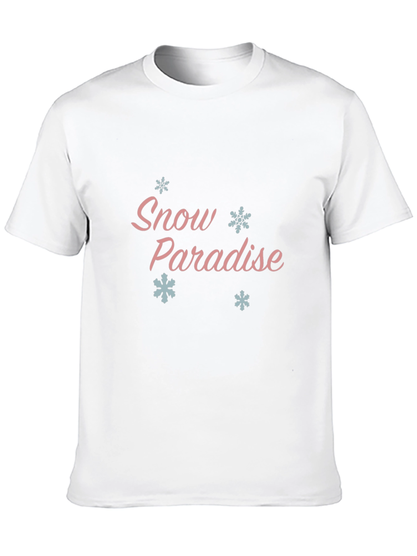 Snow Paradise Graphic Tee - Soft Cotton