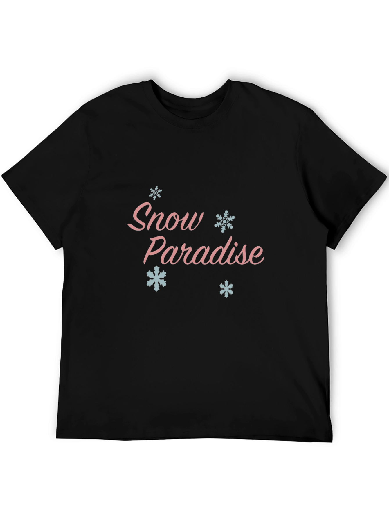 Snow Paradise Graphic Tee - Soft Cotton