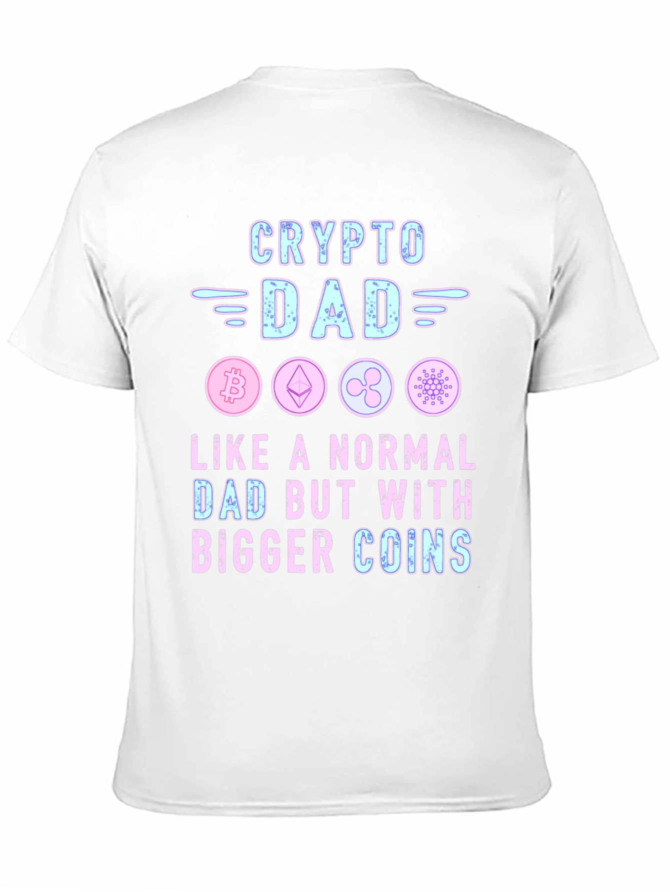Crypto Dad T-Shirt: Bitcoin Ethereum & More!