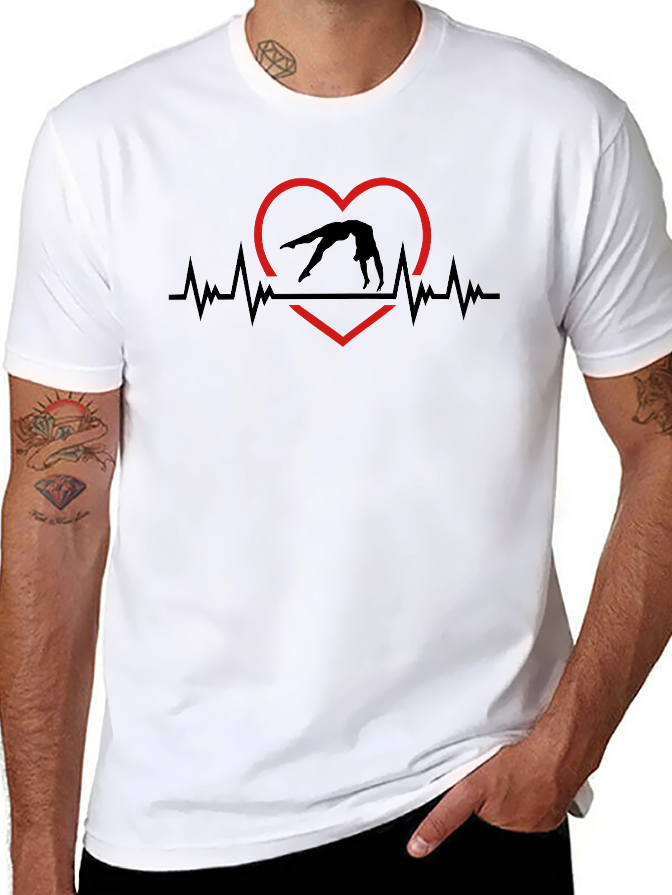 Gymnastics Heartbeat T-Shirt