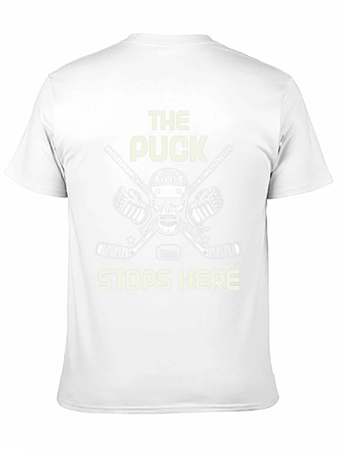 Hockey Goalie T-Shirt - The Puck Stops Here