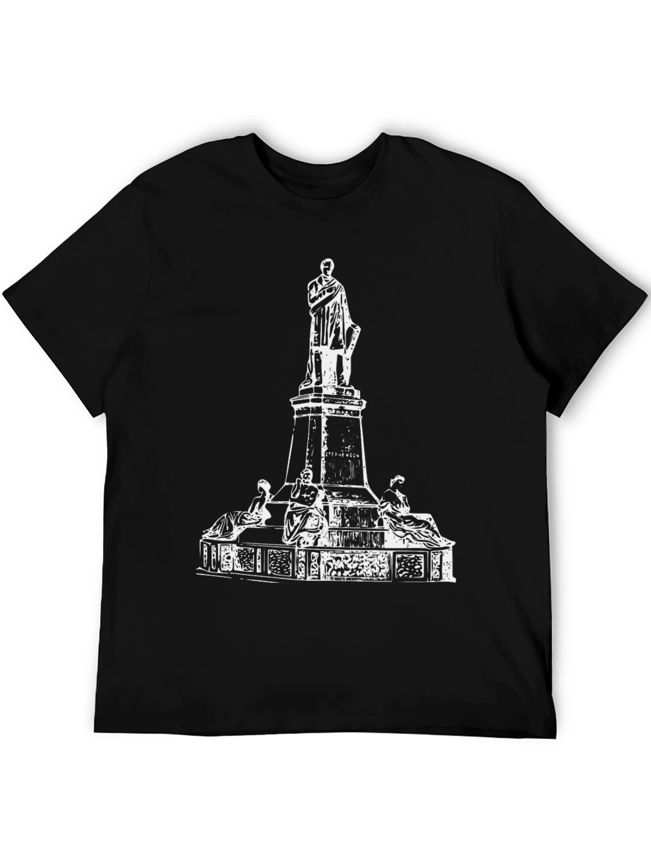 Monument Graphic T-Shirt | Stylish Black Tee