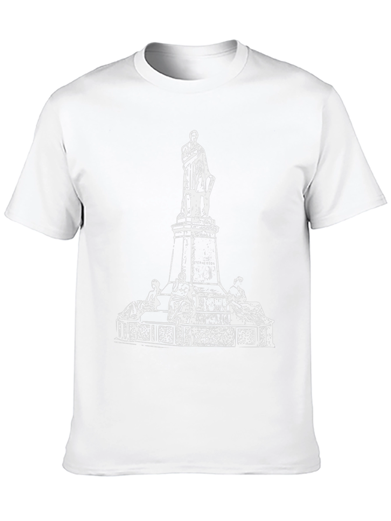 Monument Graphic T-Shirt | Stylish Black Tee